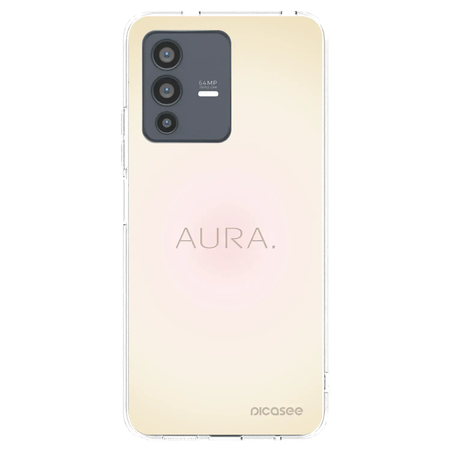 Silikonový průhledný obal pro Vivo V23 5G - Aura