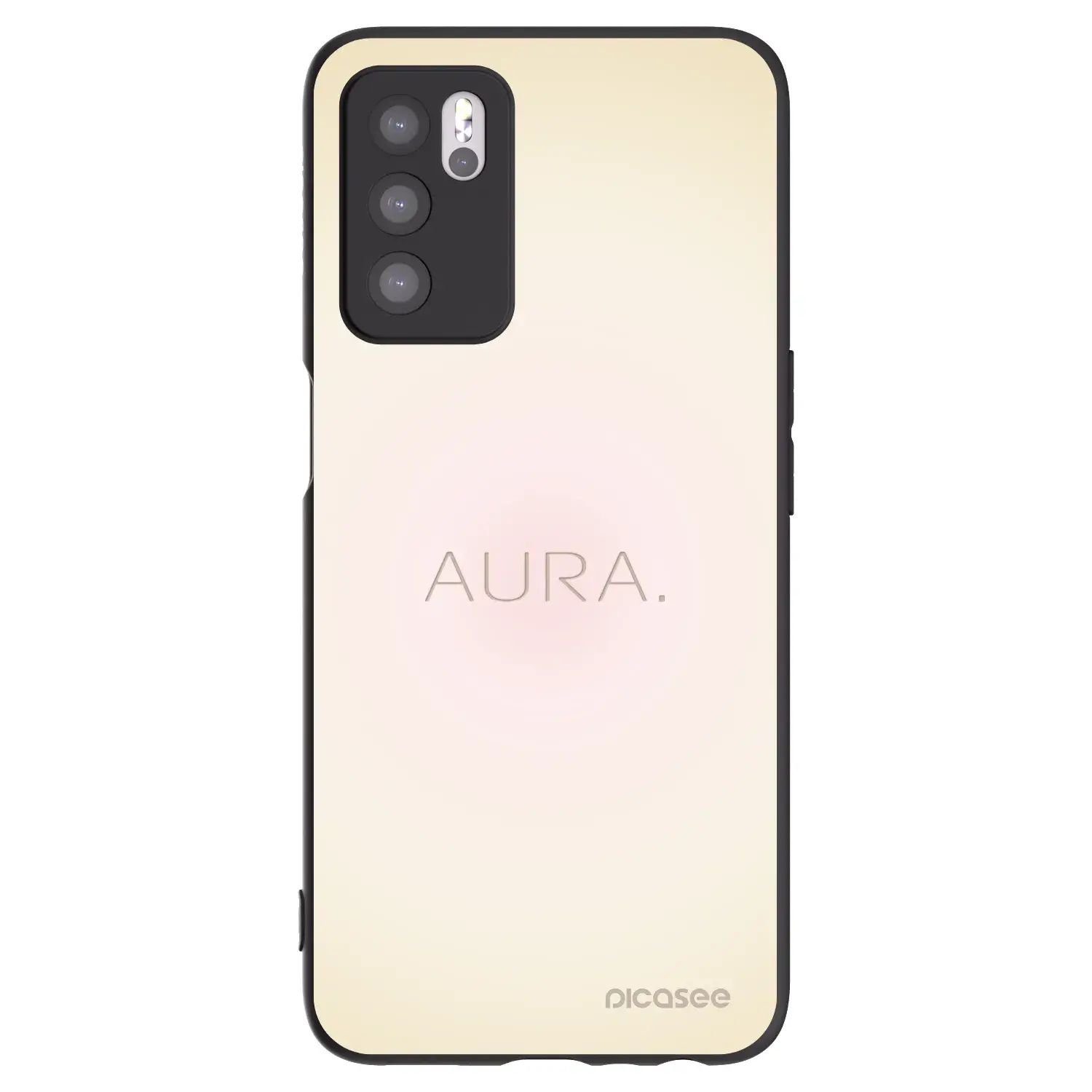 Silikonový černý obal pro OPPO A16 - Aura