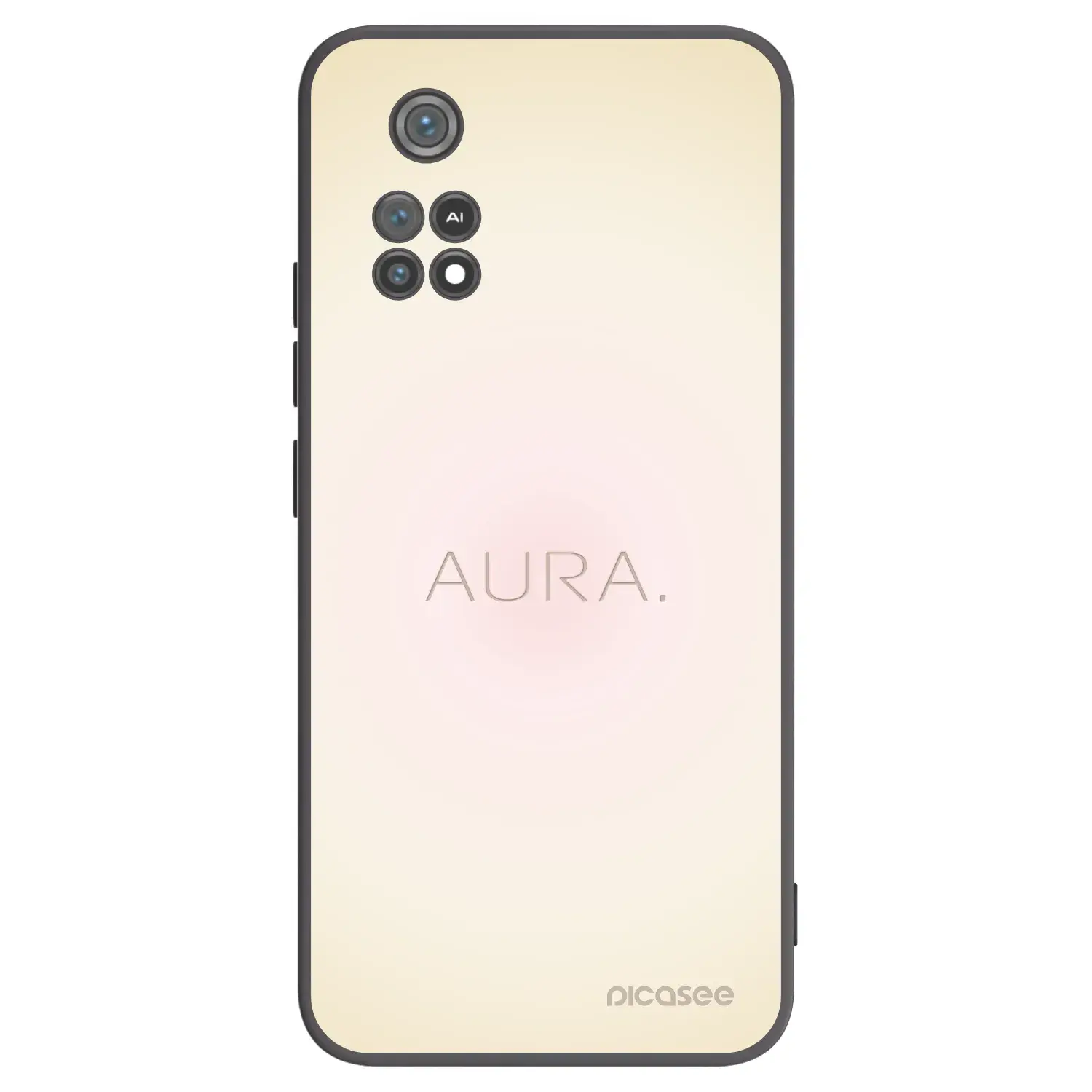 Silikonový černý obal pro Xiaomi Poco M4 Pro - Aura