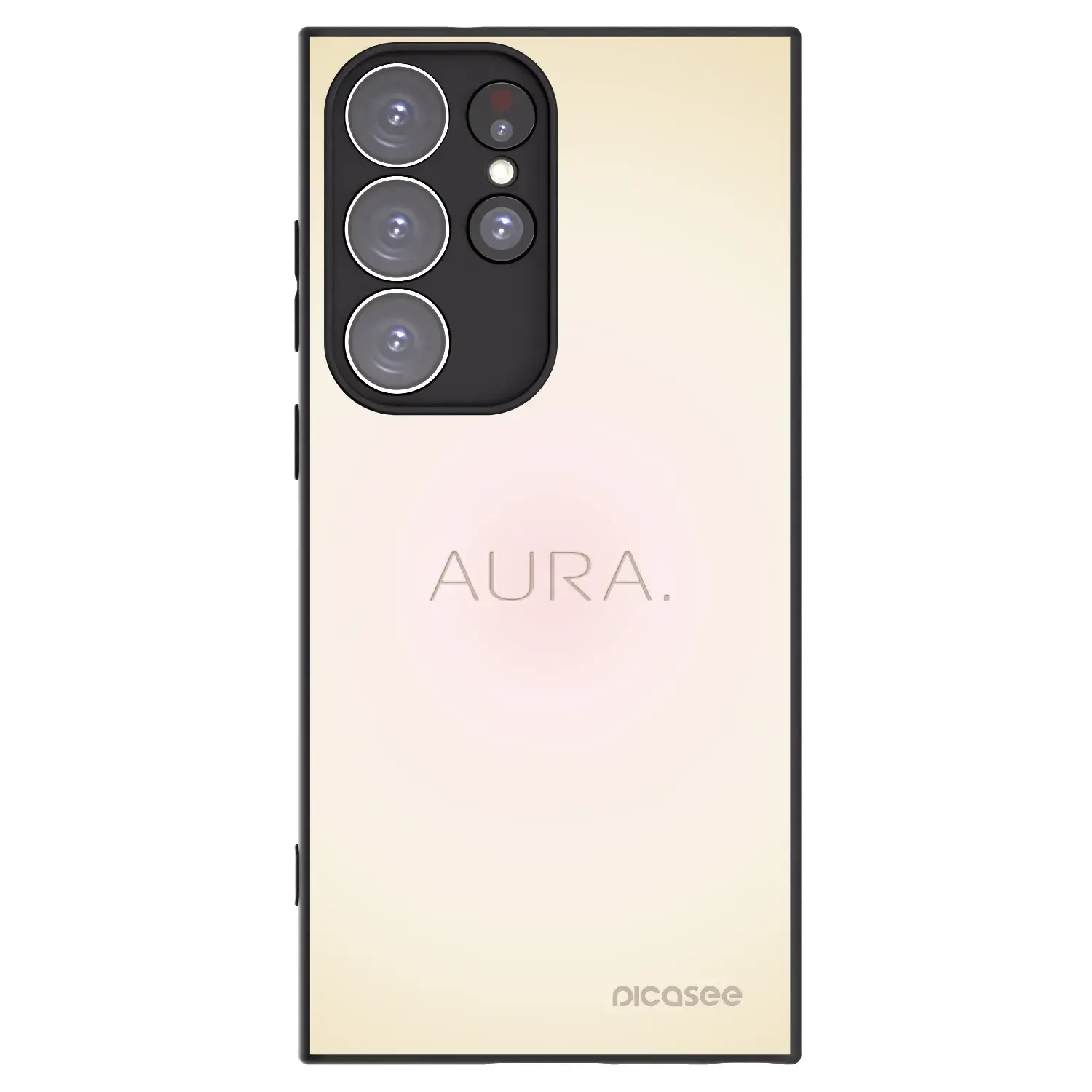 Silikonový černý obal pro Samsung Galaxy S23 Ultra 5G - Aura