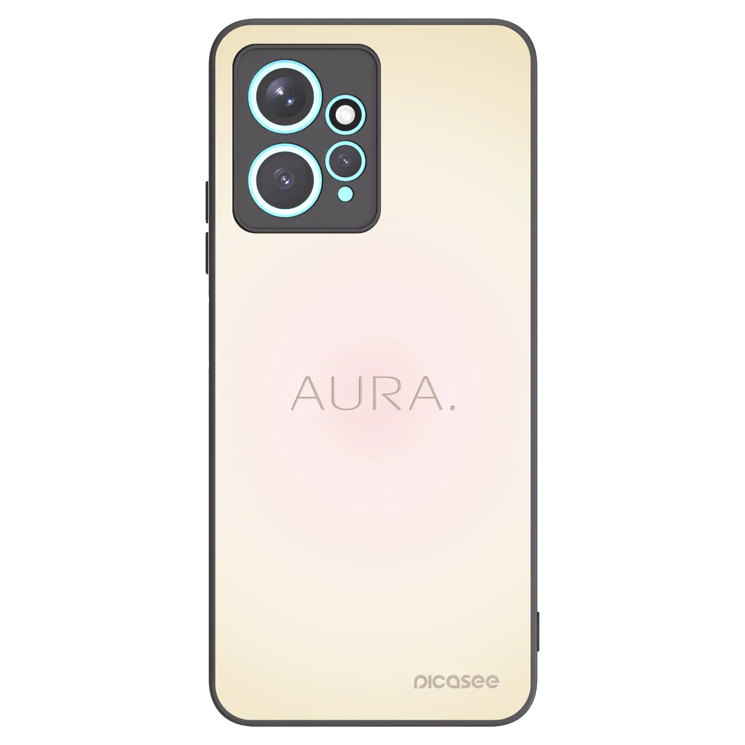 Silikonový černý obal pro Xiaomi Redmi Note 12 4G - Aura