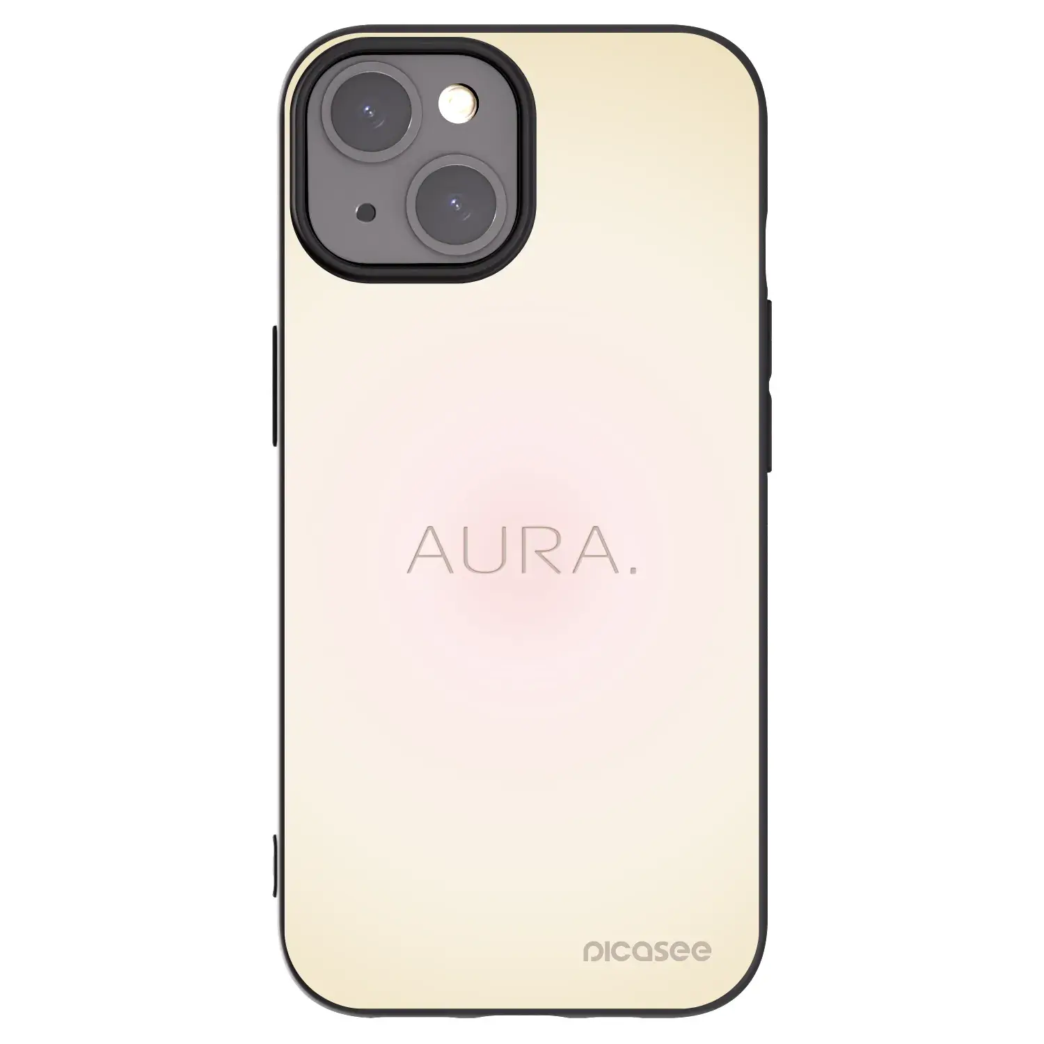Silikonový černý obal pro Apple iPhone 15 - Aura