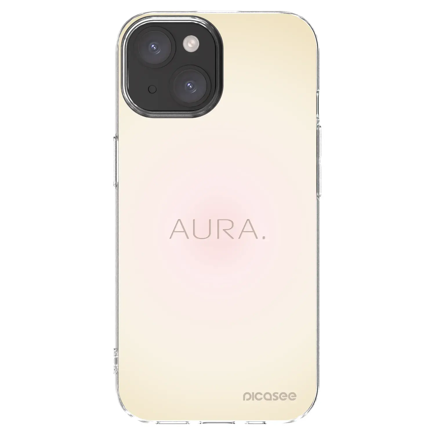 Silikonový průhledný obal pro Apple iPhone 15 - Aura