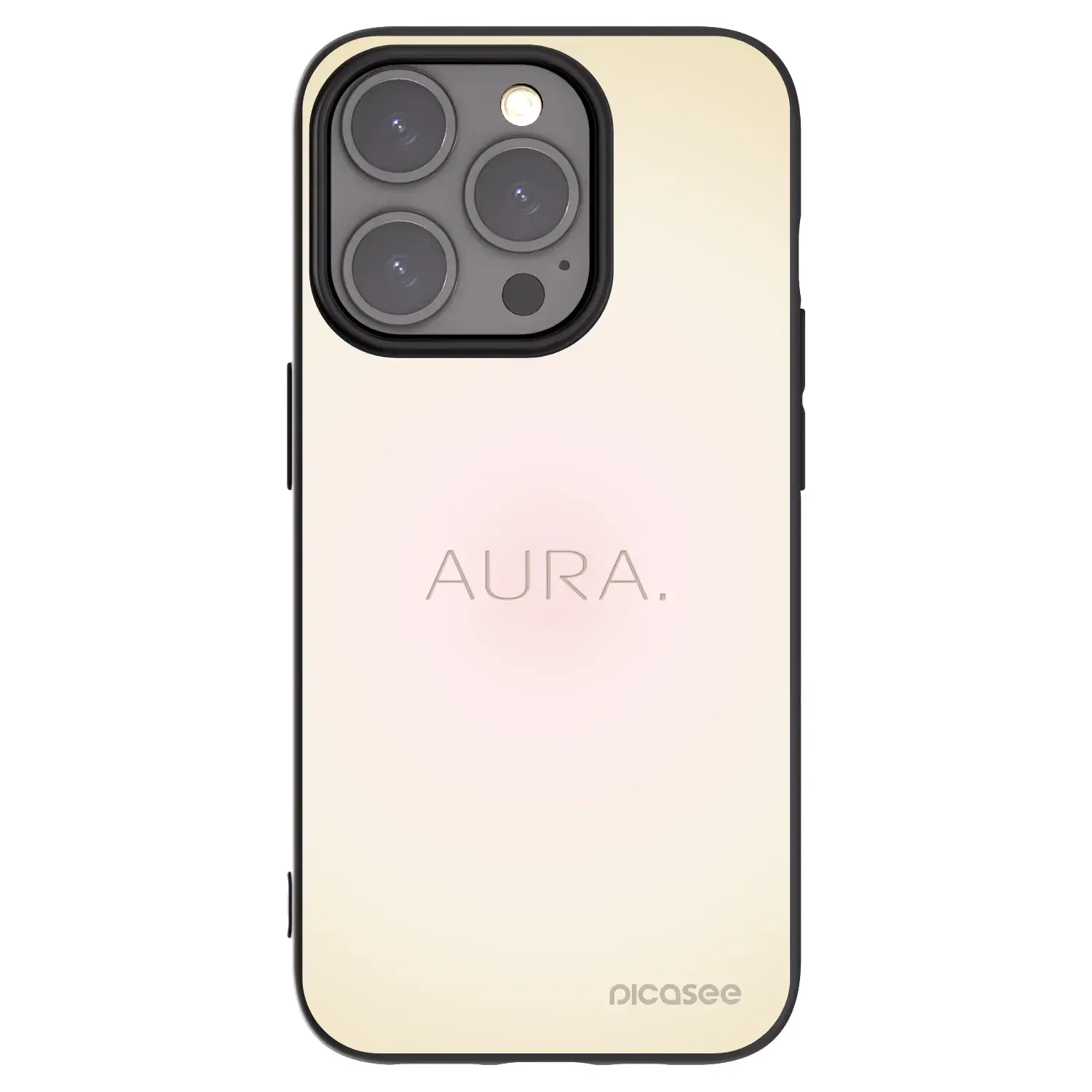 Silikonový černý obal pro Apple iPhone 15 Pro - Aura