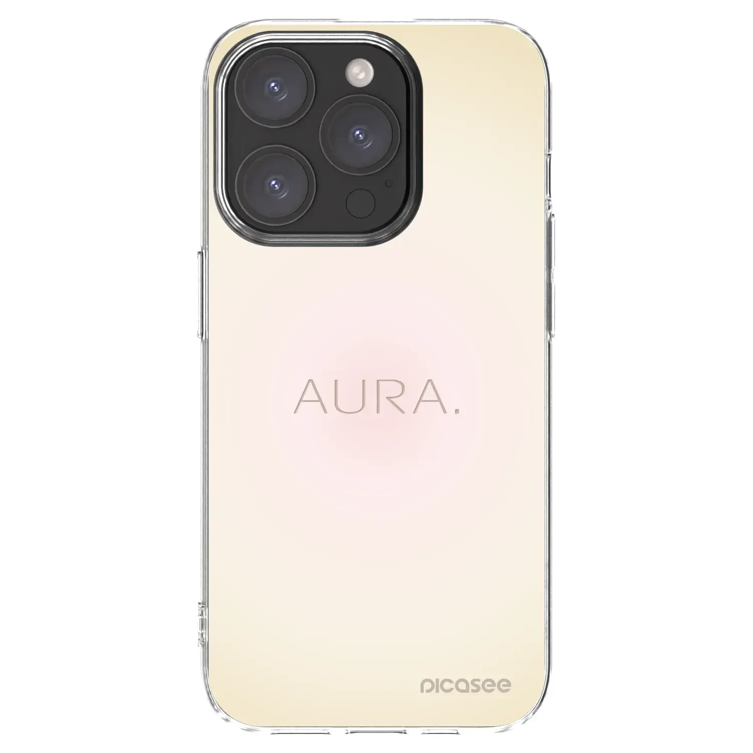 Silikonový průhledný obal pro Apple iPhone 15 Pro - Aura