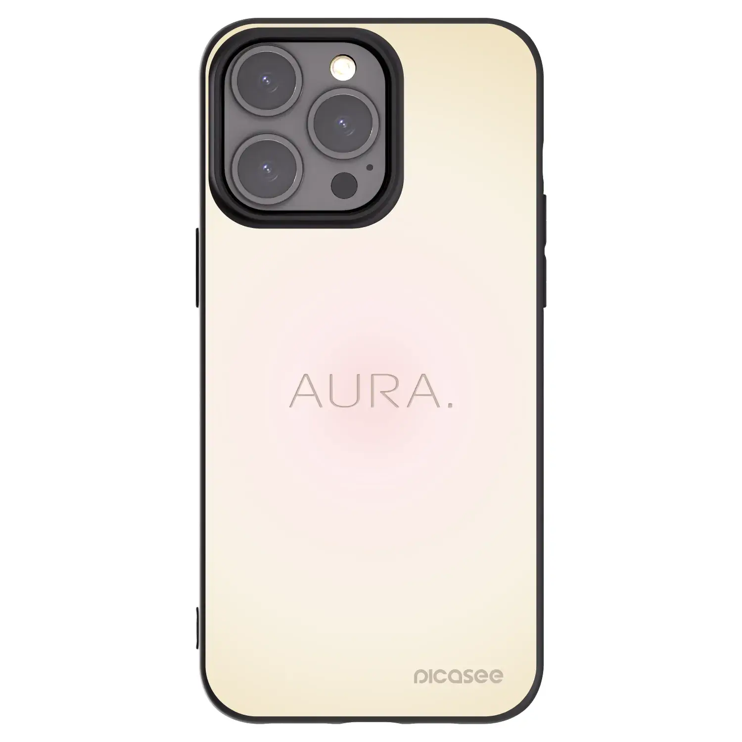 Silikonový černý obal pro Apple iPhone 15 Pro Max - Aura
