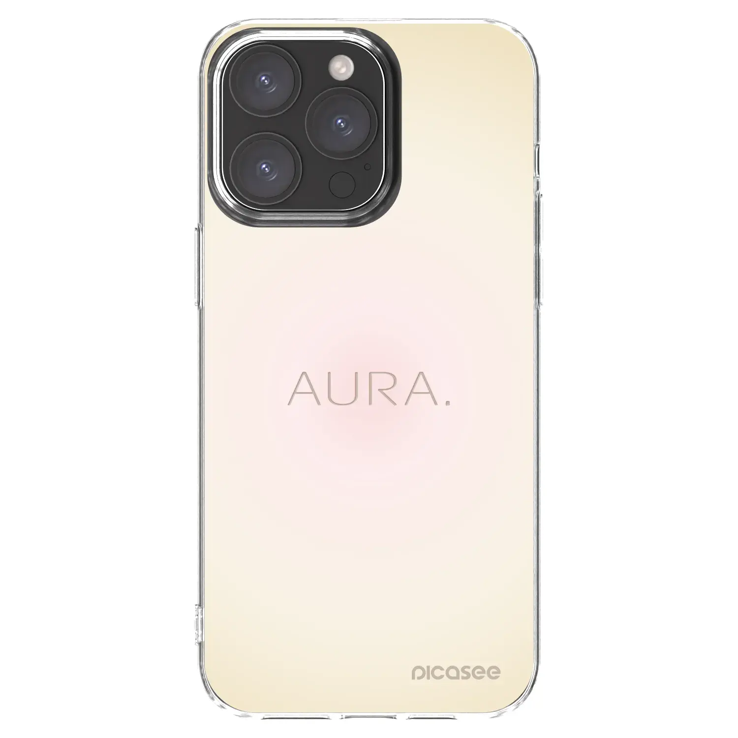 Silikonový průhledný obal pro Apple iPhone 15 Pro Max - Aura