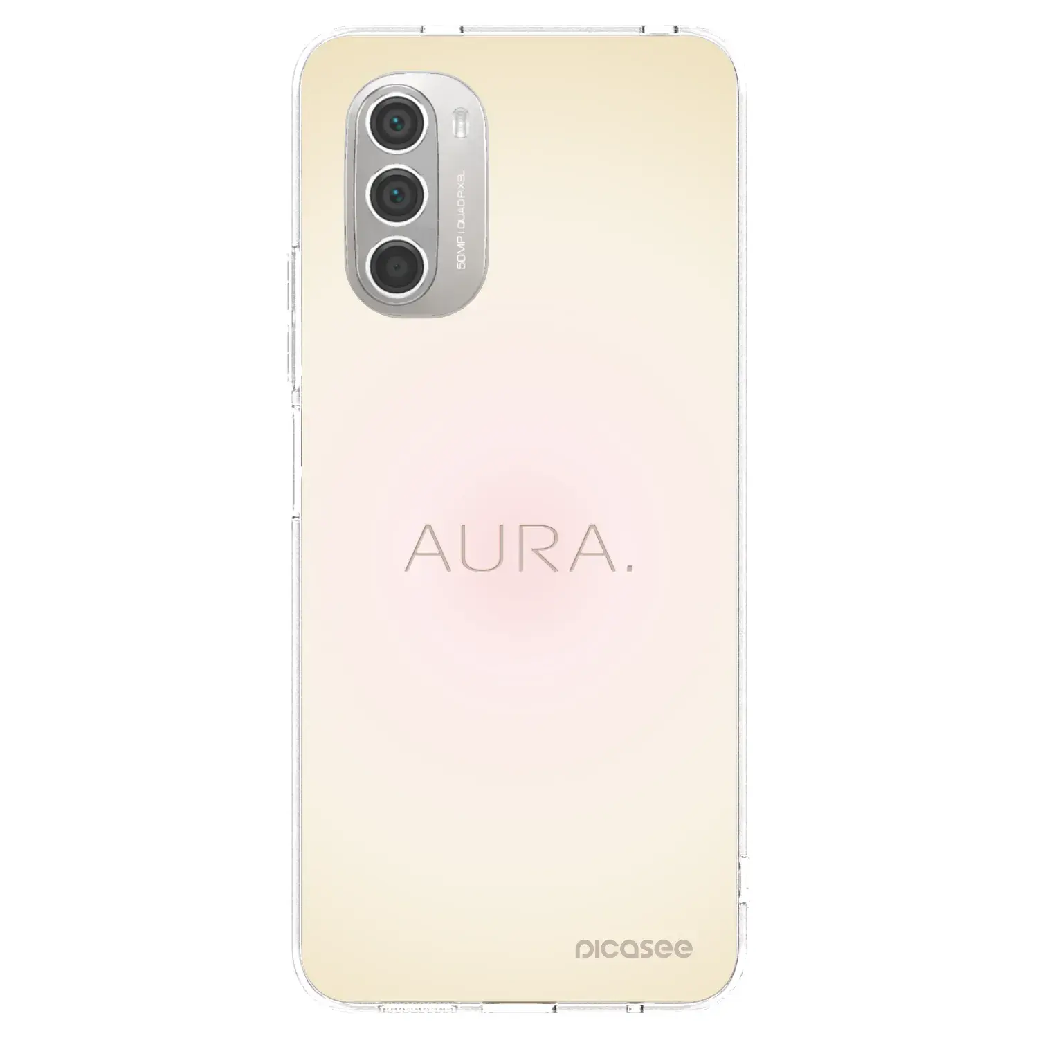 Silikonový průhledný obal pro Motorola Moto G51 - Aura