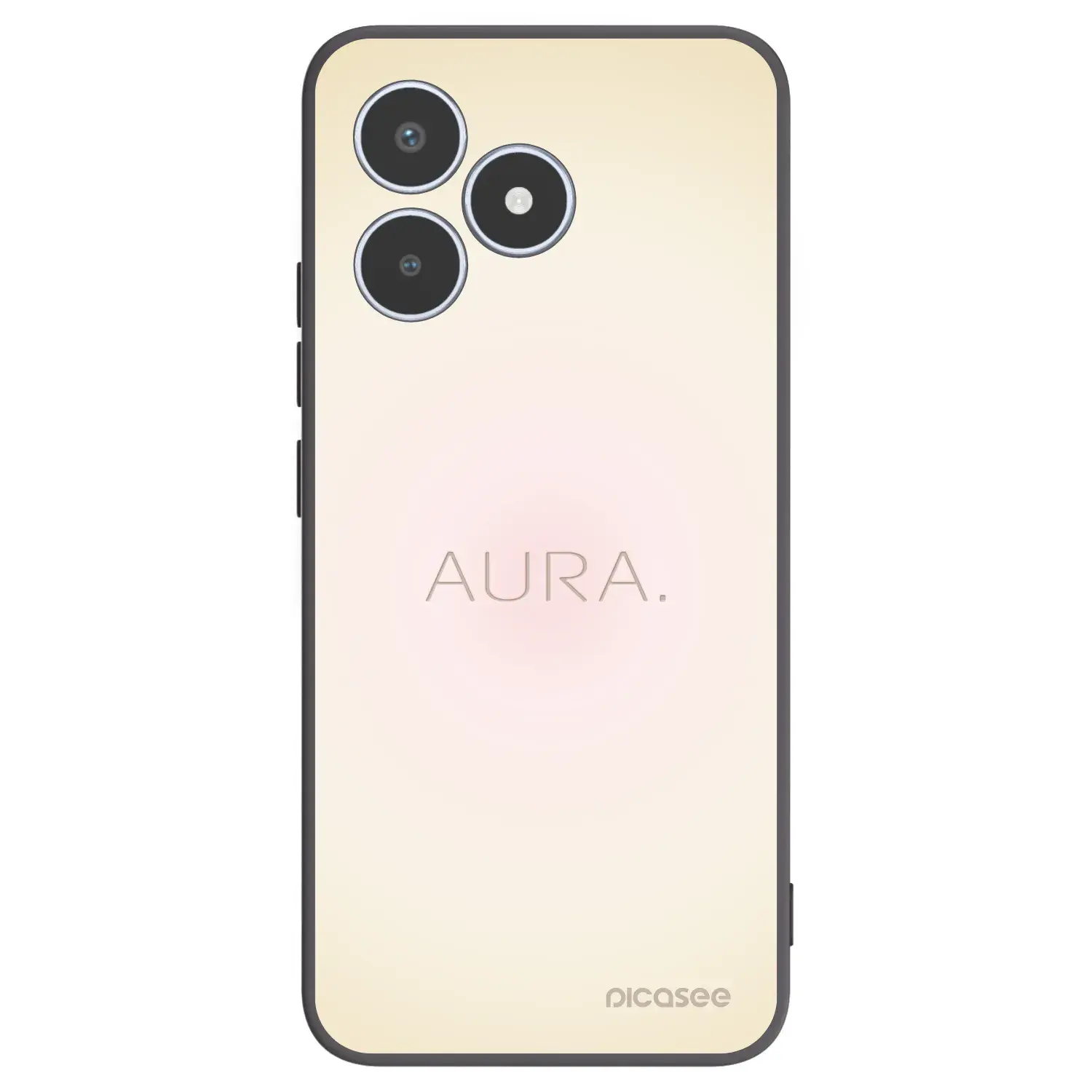 Silikonový černý obal pro Realme C53 - Aura