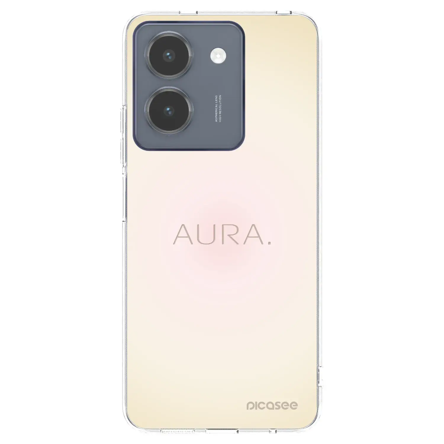 Silikonový průhledný obal pro Vivo Y36 4G - Aura