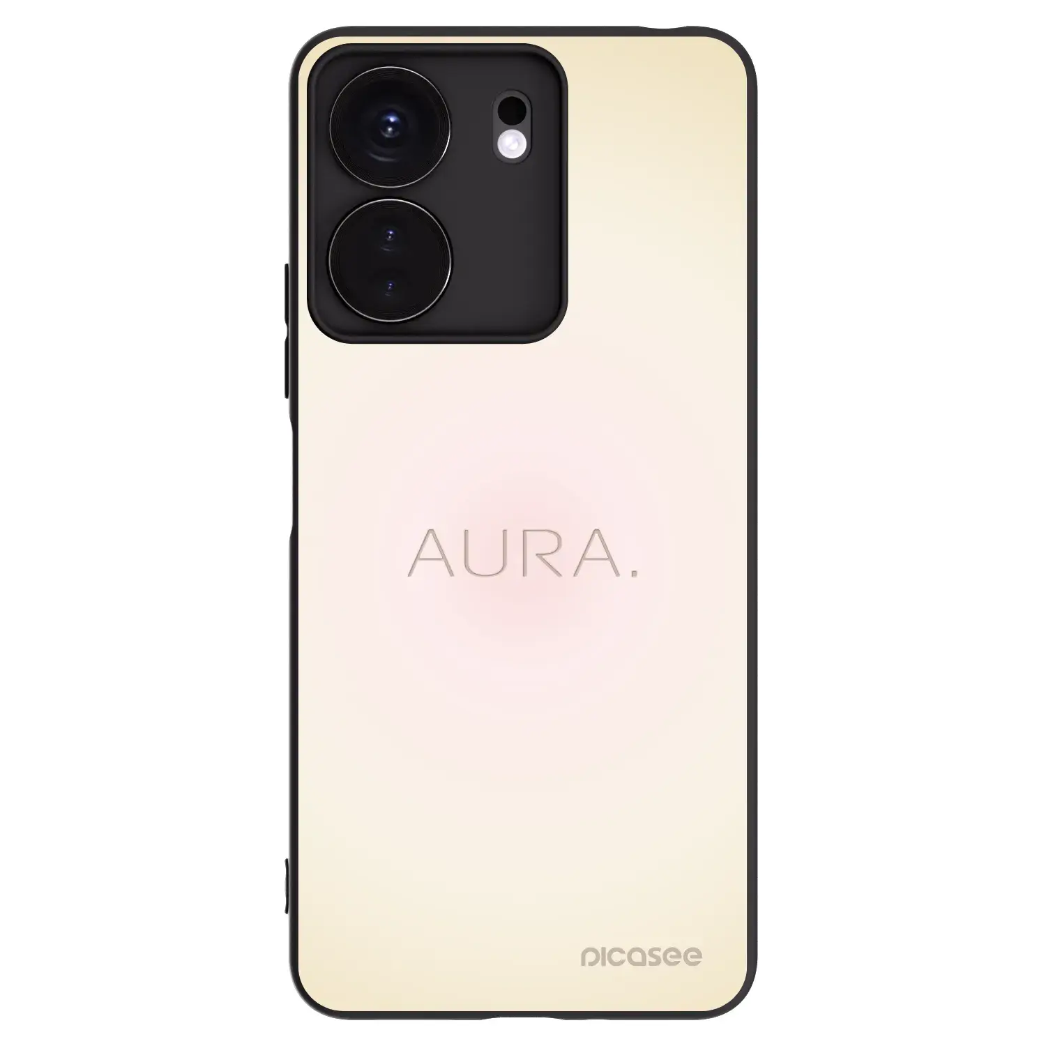 Silikonový černý obal pro Xiaomi Redmi 13C 4G - Aura