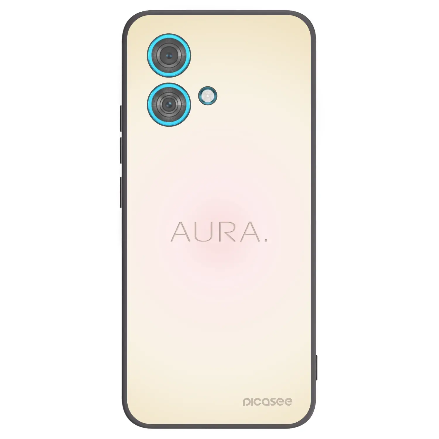 Silikonový černý obal pro Motorola Edge 40 Neo - Aura