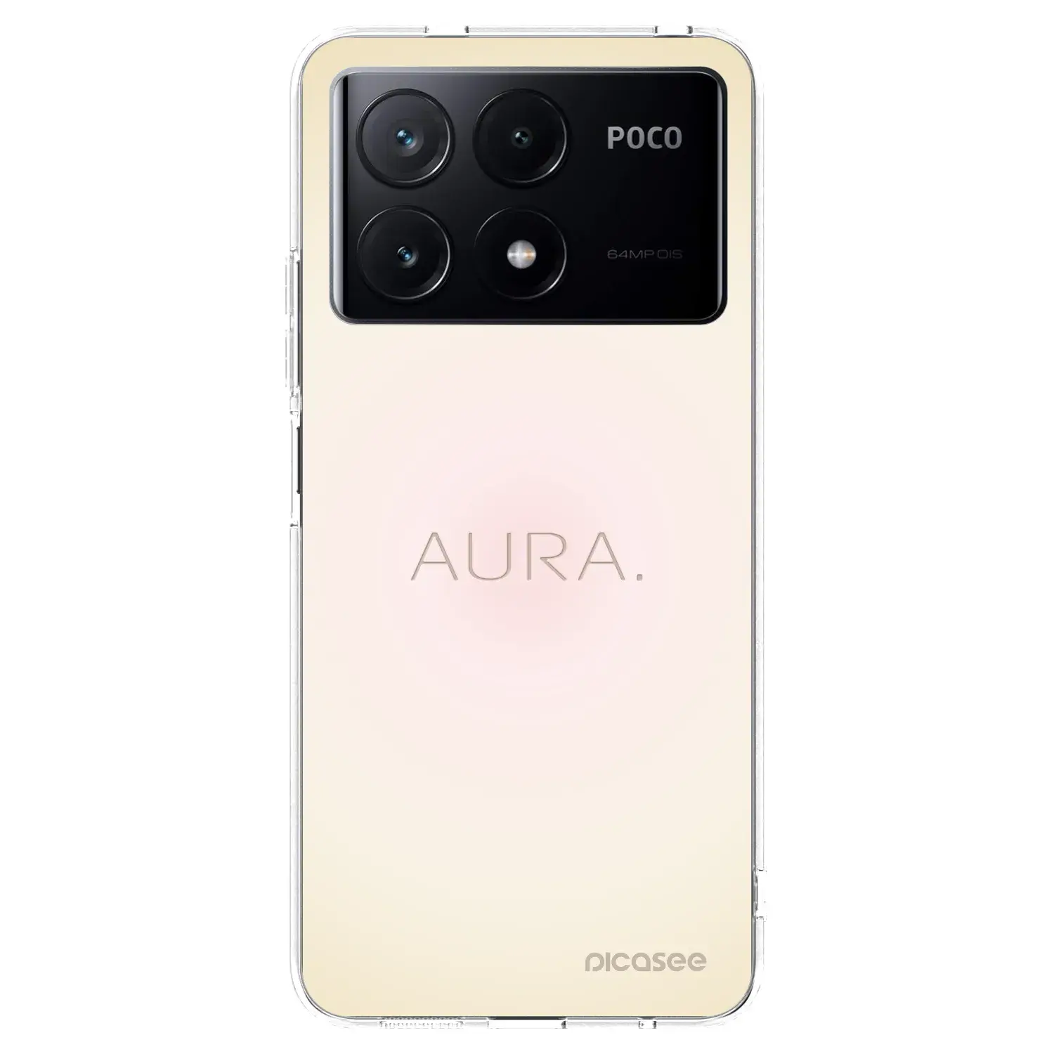 Silikonový průhledný obal pro Xiaomi Poco X6 Pro - Aura
