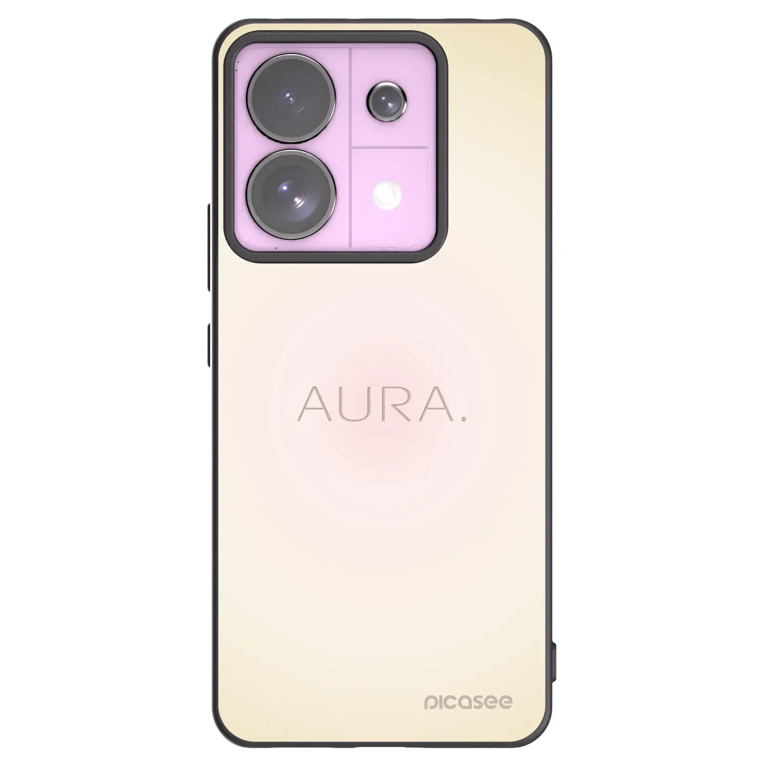 Silikonový černý obal pro Xiaomi Redmi Note 13 Pro 5G - Aura