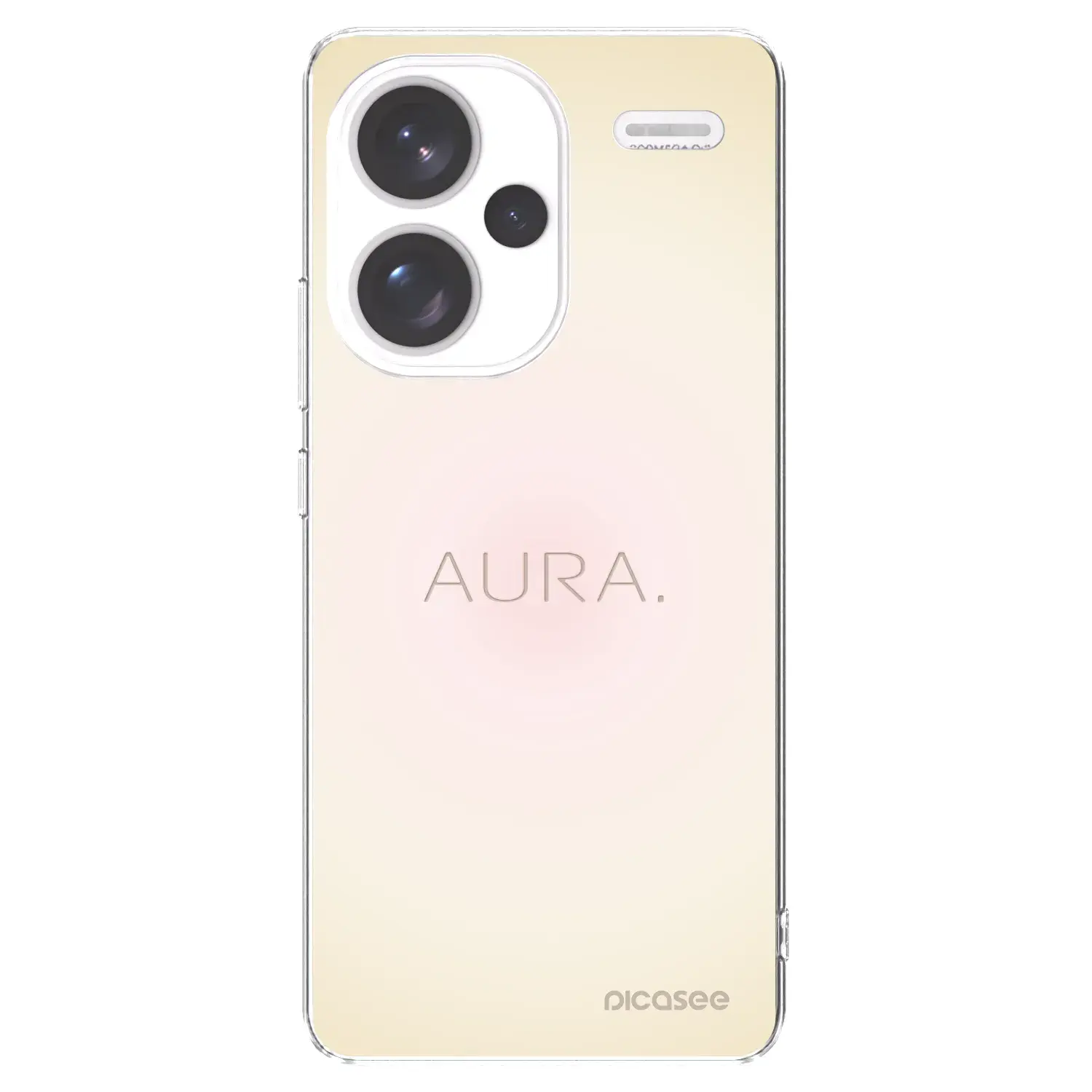 Silikonový průhledný obal pro Xiaomi Redmi Note 13 Pro+ 5G - Aura