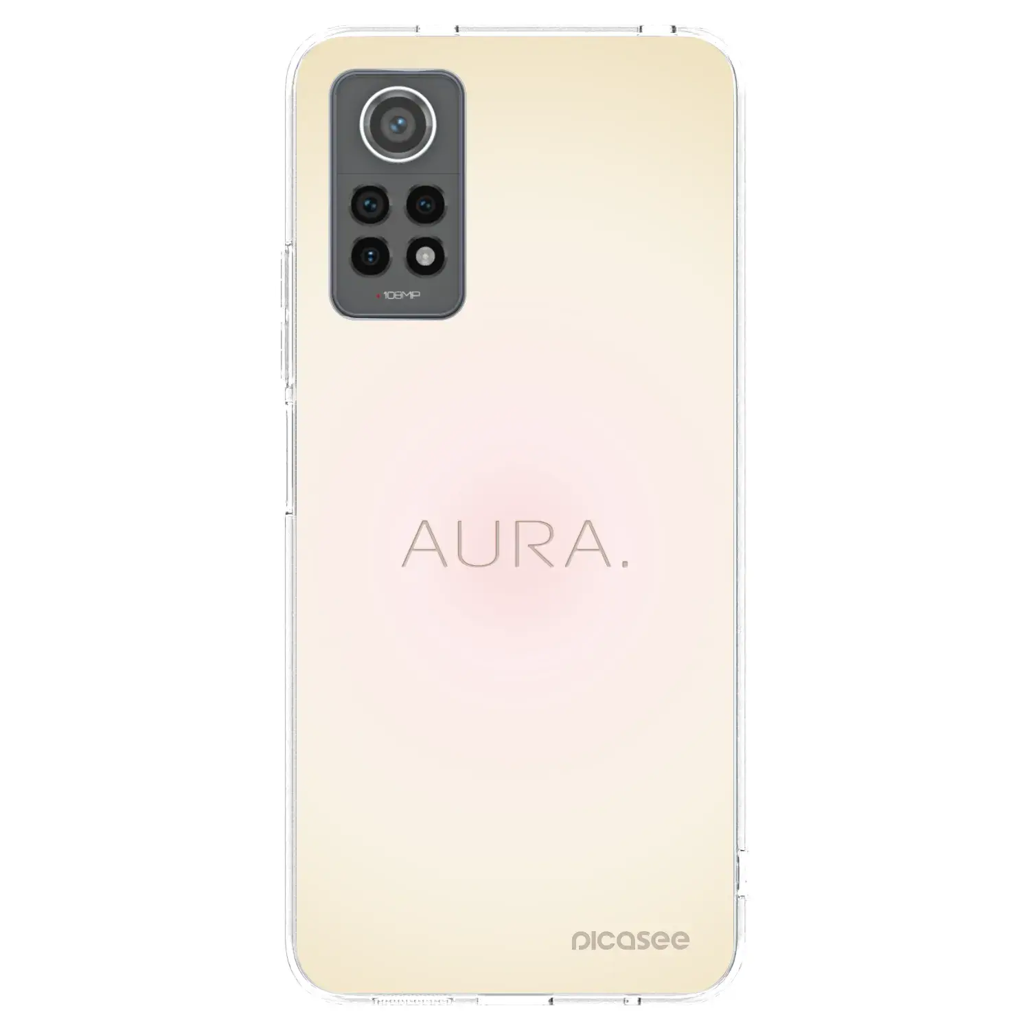 Silikonový průhledný obal pro Xiaomi Redmi Note 12 Pro 4G - Aura