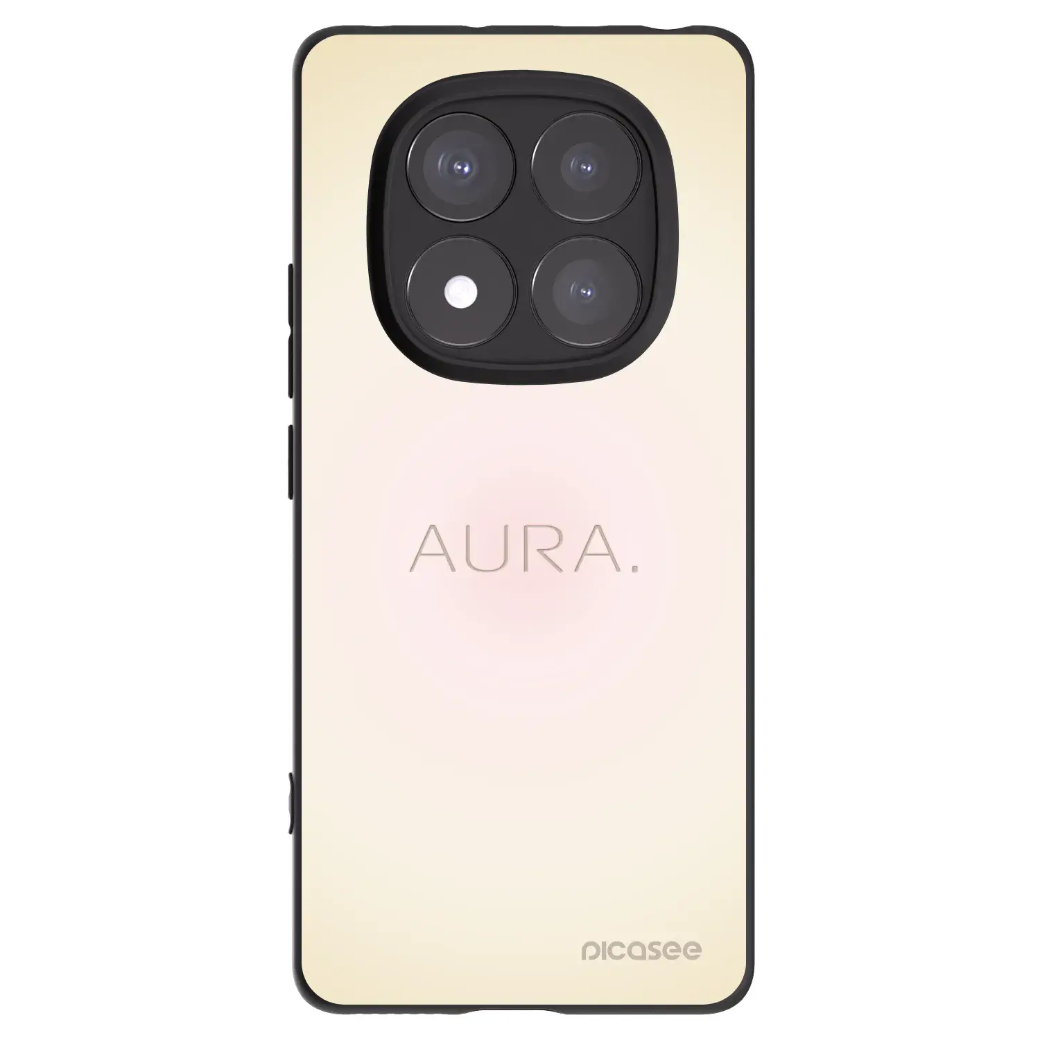 Silikonový černý obal pro Xiaomi Redmi Note 14 Pro 5G - Aura