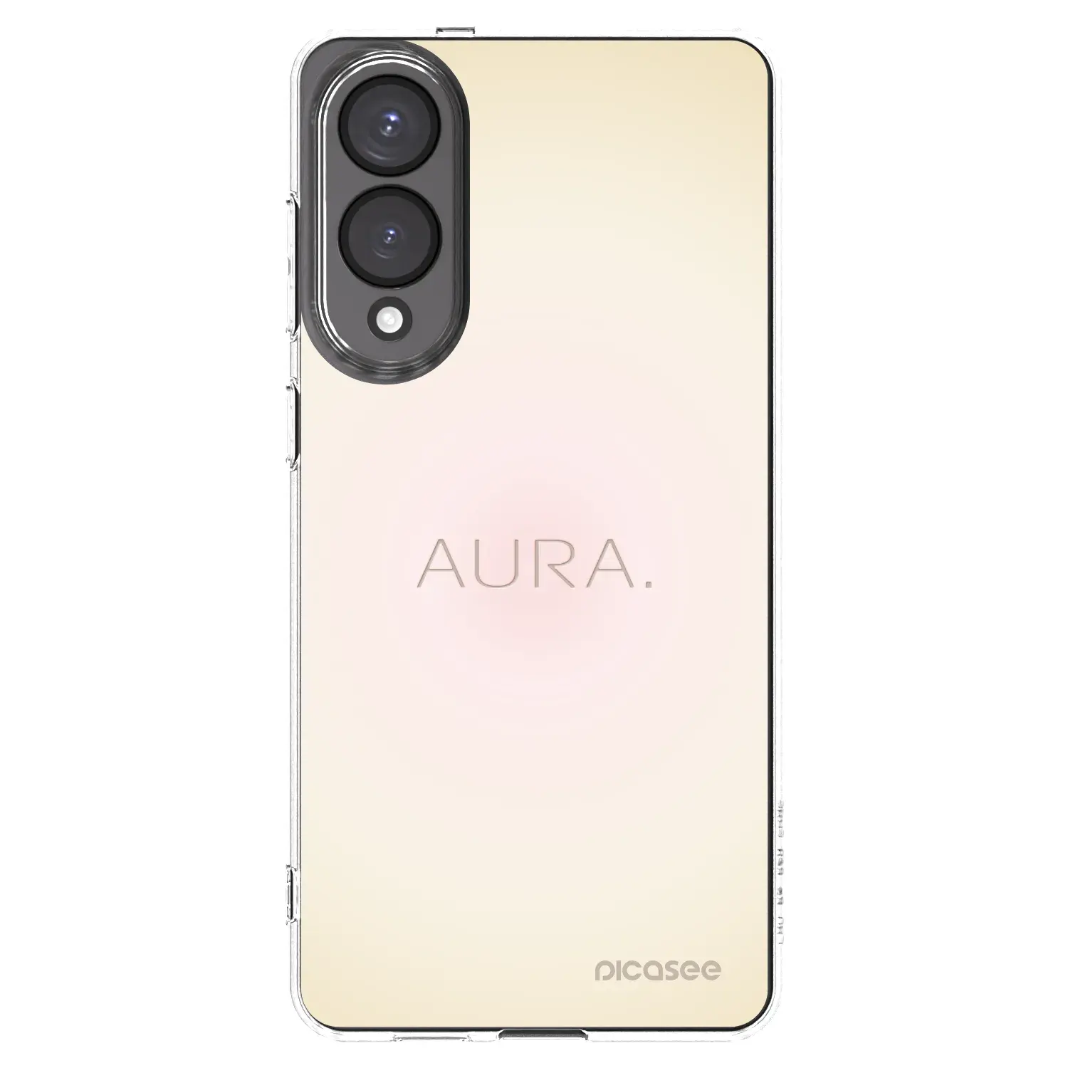 Silikonový průhledný obal pro Samsung Galaxy S25 Edge 5G - Aura