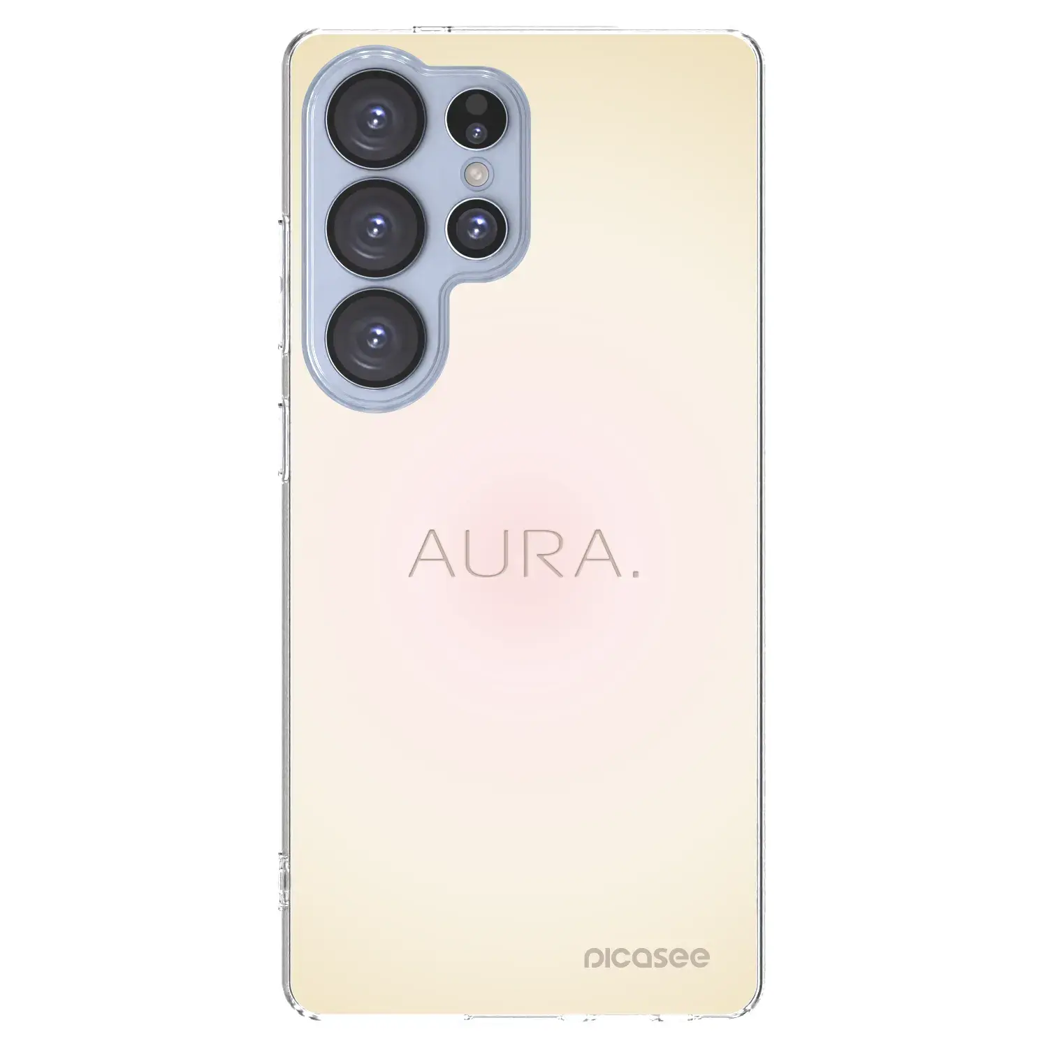 Silikonový průhledný obal pro Samsung Galaxy S25 Ultra 5G - Aura