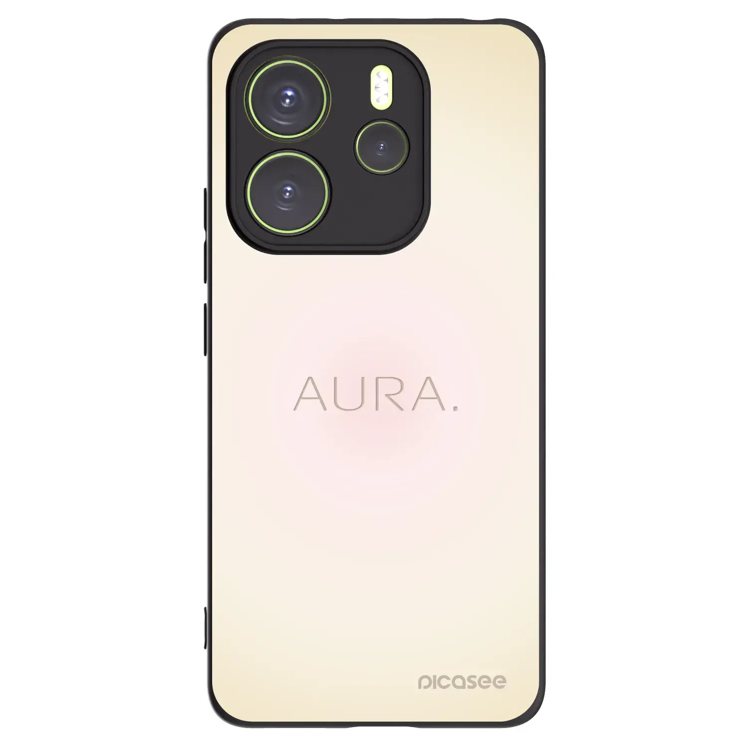 Silikonový černý obal pro Xiaomi Redmi Note 14 4G - Aura