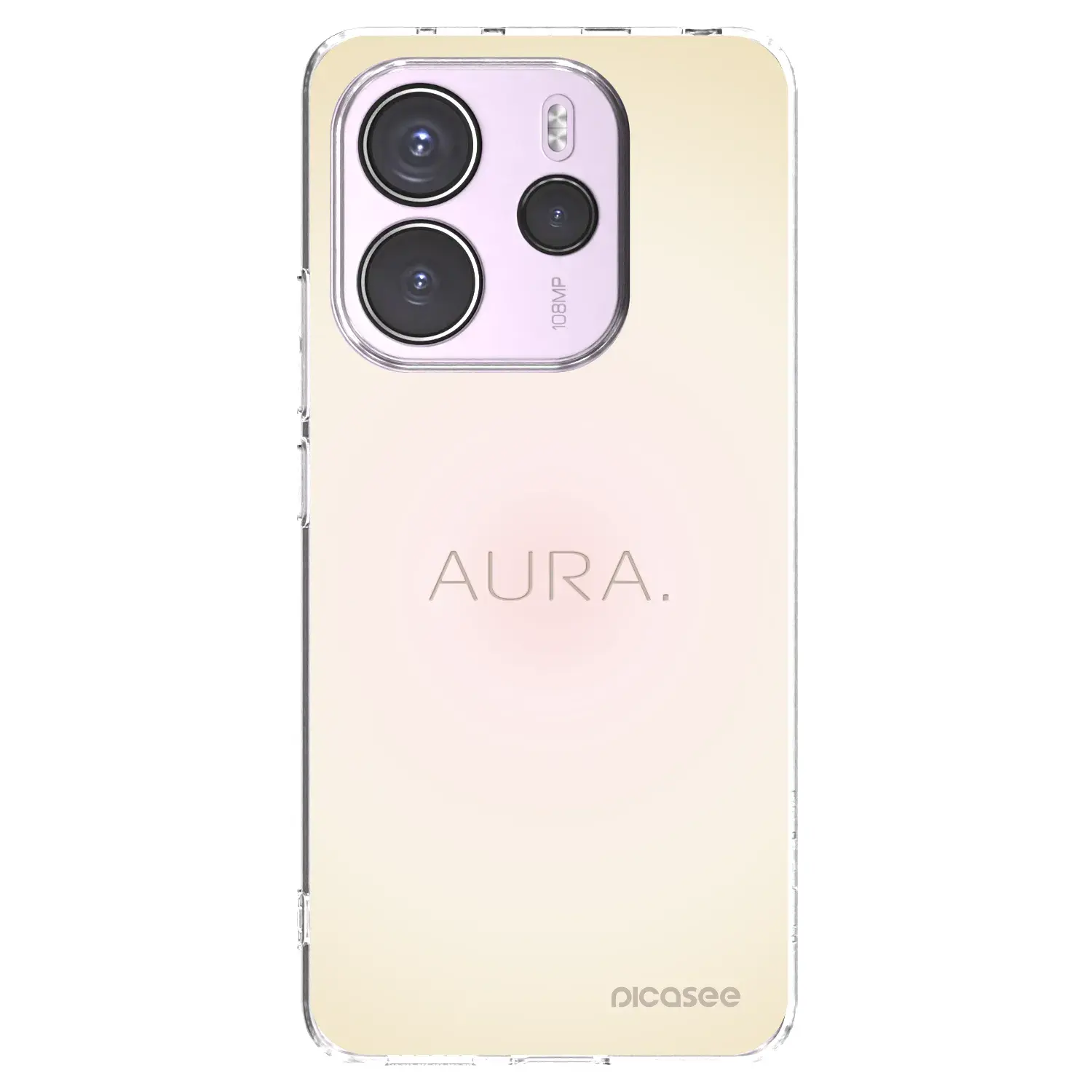 Silikonový průhledný obal pro Xiaomi Redmi Note 14 4G - Aura