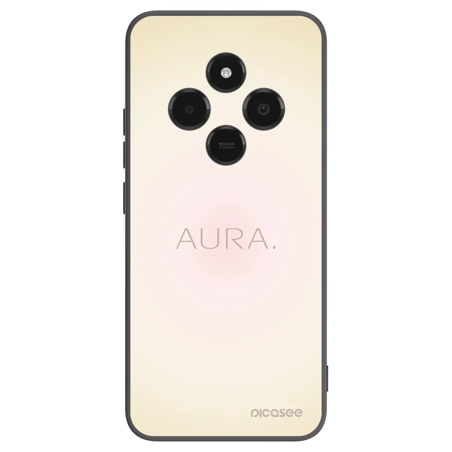 Silikonový černý obal pro Xiaomi Poco C75 - Aura