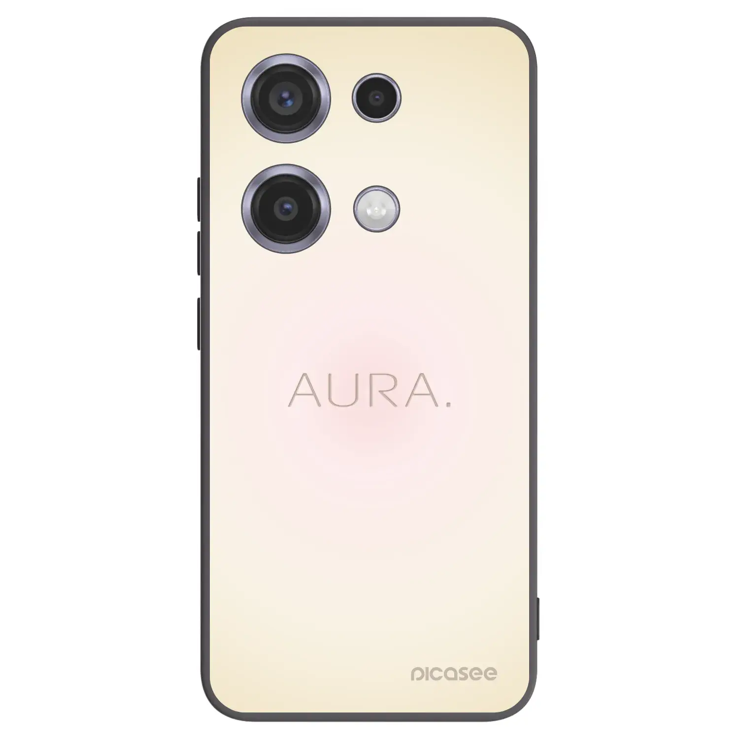 Silikonový černý obal pro Xiaomi Redmi Note 14S - Aura