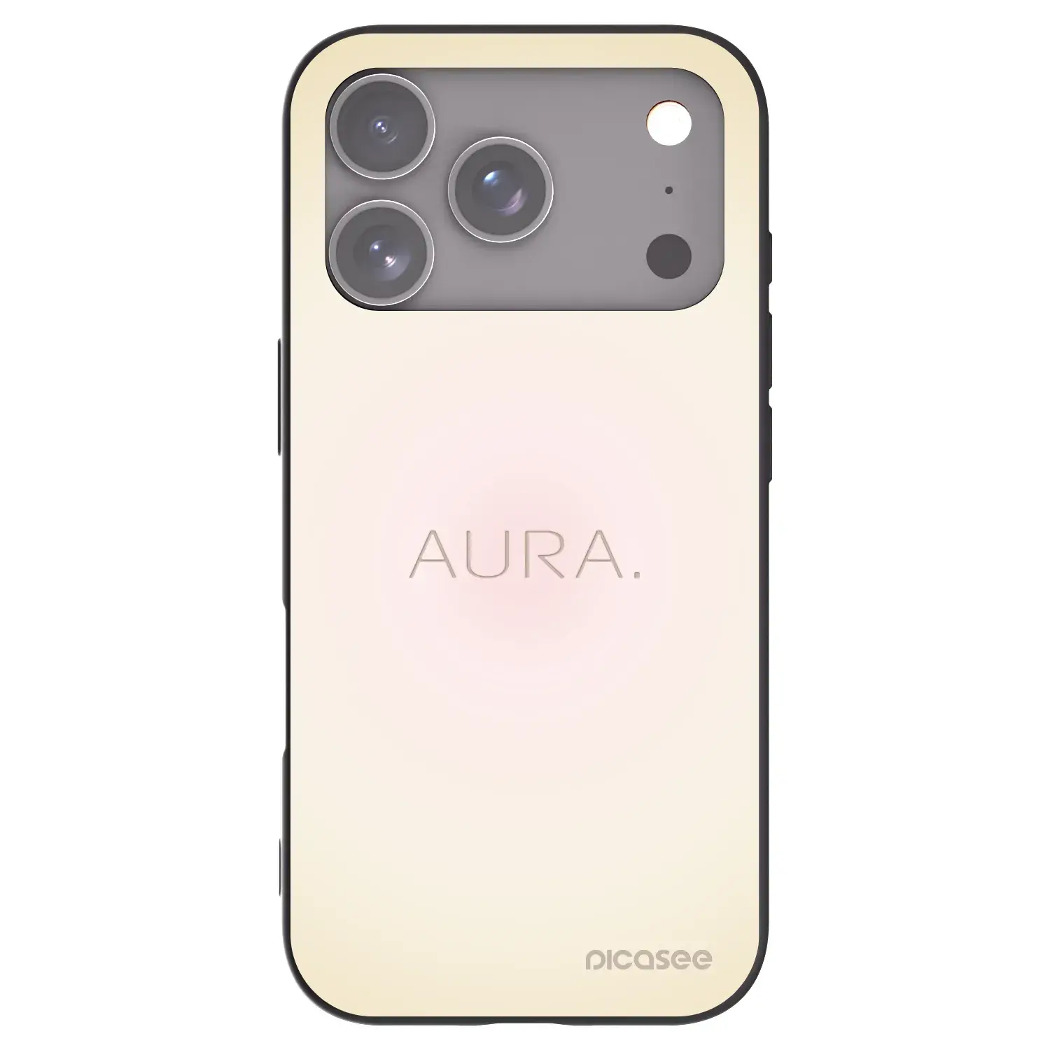Silikonový černý obal pro Apple iPhone 17 Pro - Aura