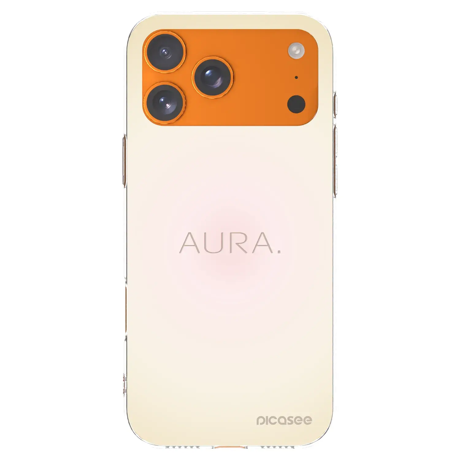 Silikonový průhledný obal pro Apple iPhone 17 Pro Max - Aura