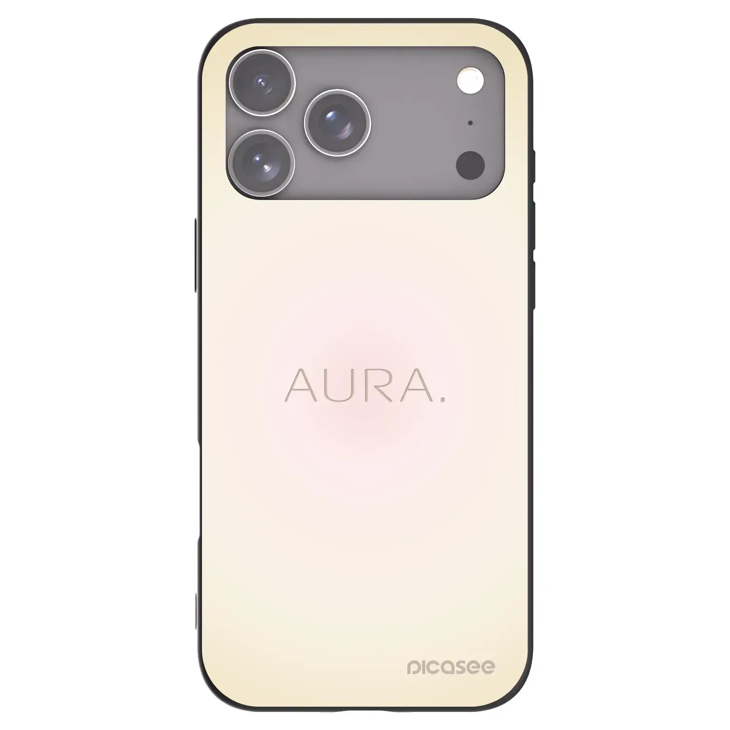 Silikonový černý obal pro Apple iPhone 17 Pro Max - Aura