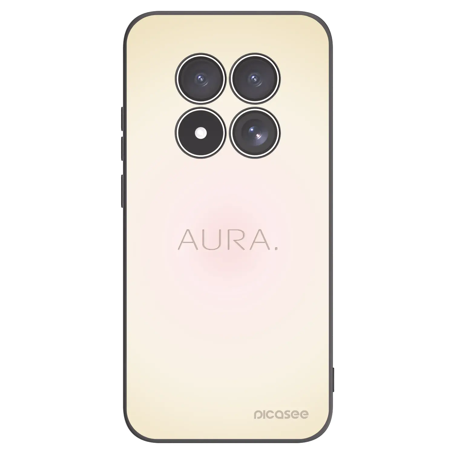 Silikonový černý obal pro Xiaomi Redmi Note 15 Pro 4G - Aura
