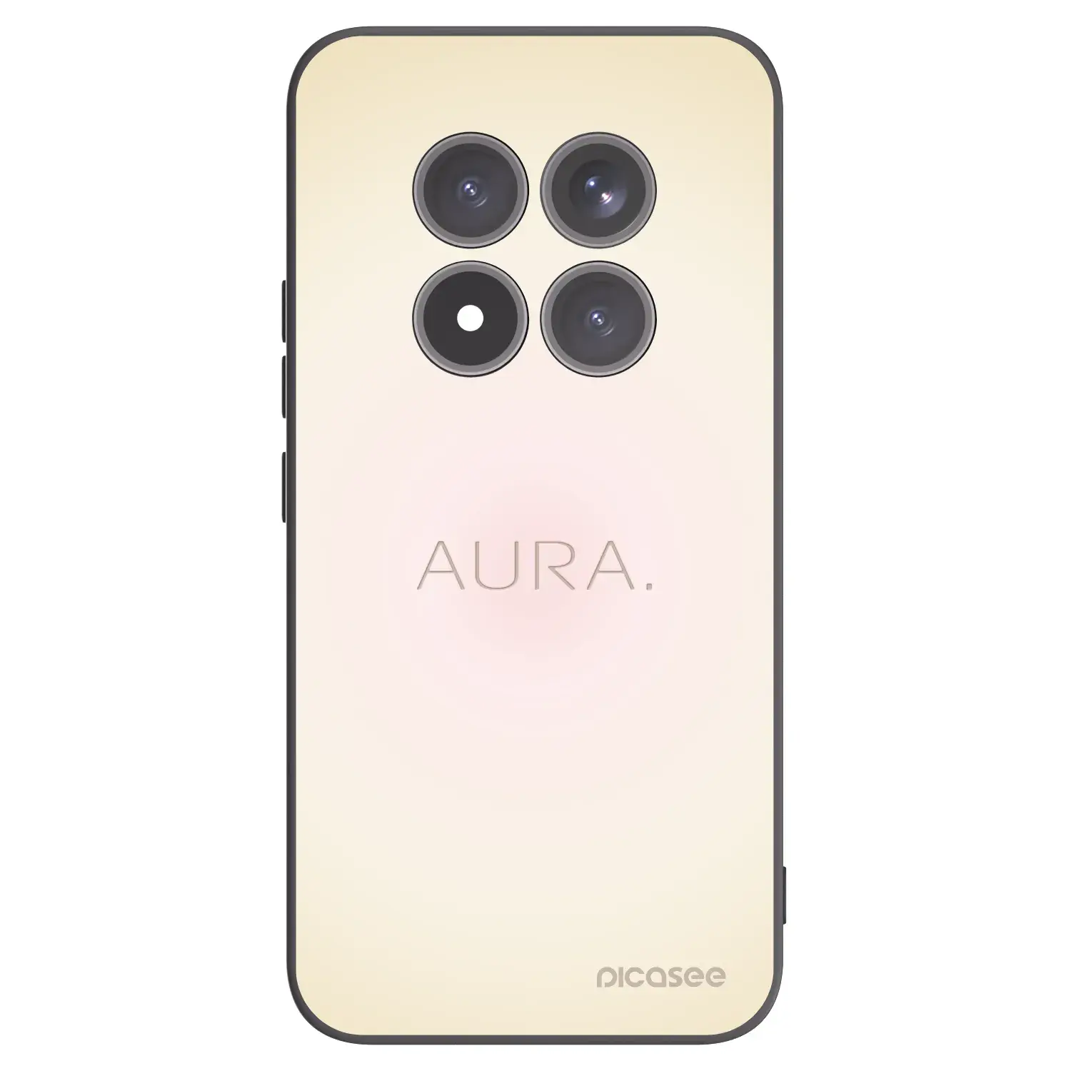 Silikonový černý obal pro Xiaomi Redmi Note 15 Pro+ - Aura