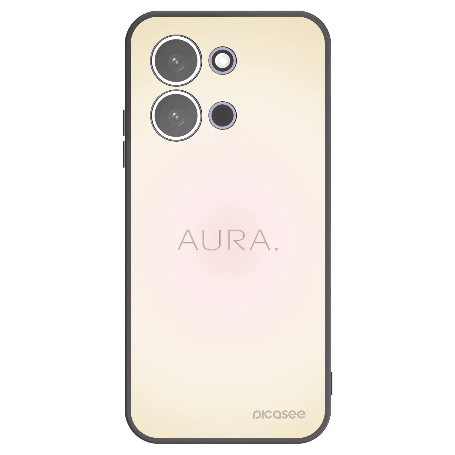 Silikonový černý obal pro Xiaomi Redmi 15C 5G - Aura
