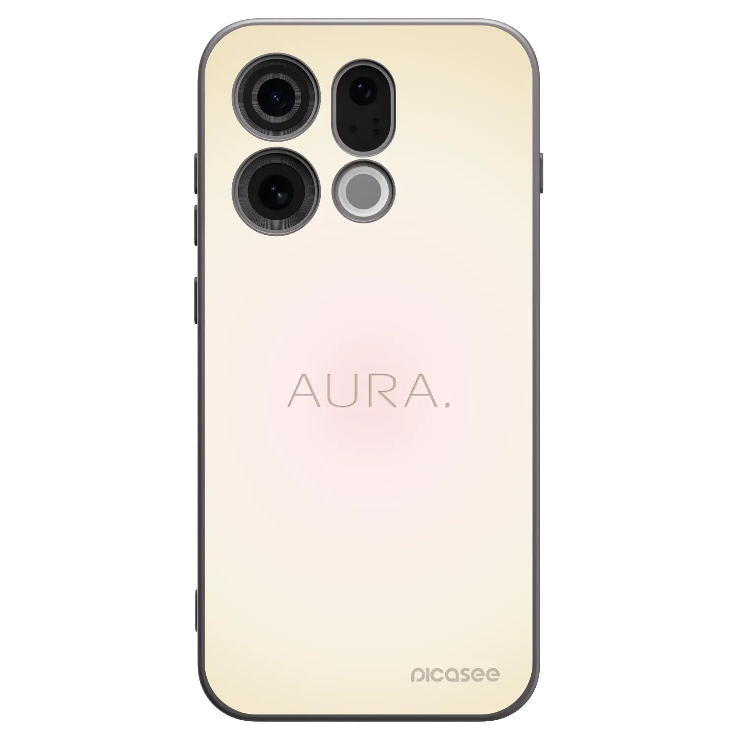 Silikonový černý obal pro OPPO Find X9 - Aura