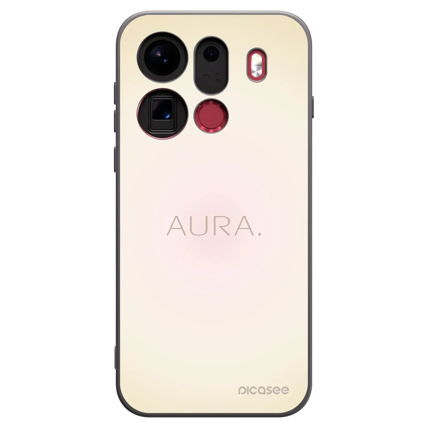 Silikonový černý obal pro OPPO Find X9 Pro - Aura