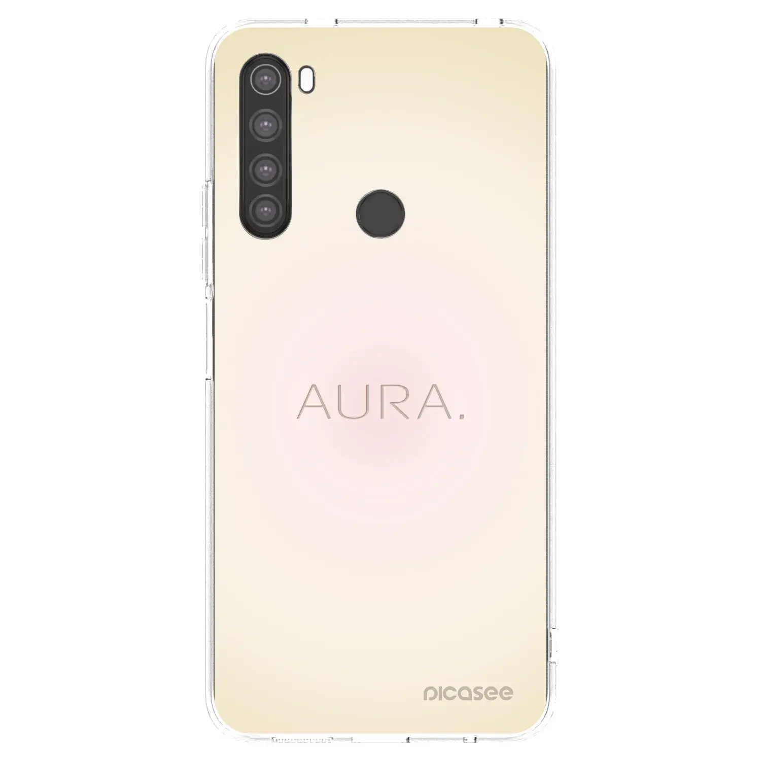 Silikonový průhledný obal pro Xiaomi Redmi Note 8 - Aura