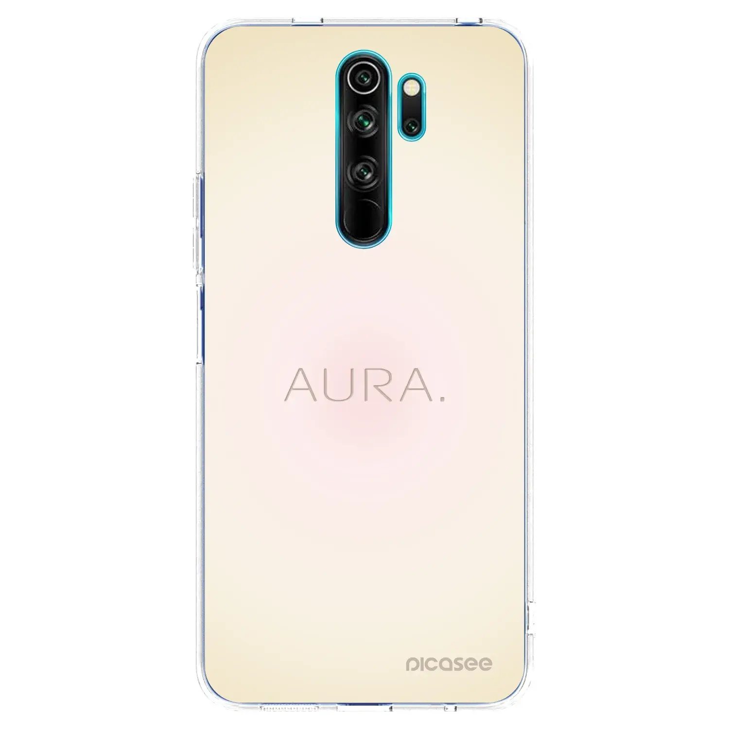 Silikonový průhledný obal pro Xiaomi Redmi Note 8 Pro - Aura