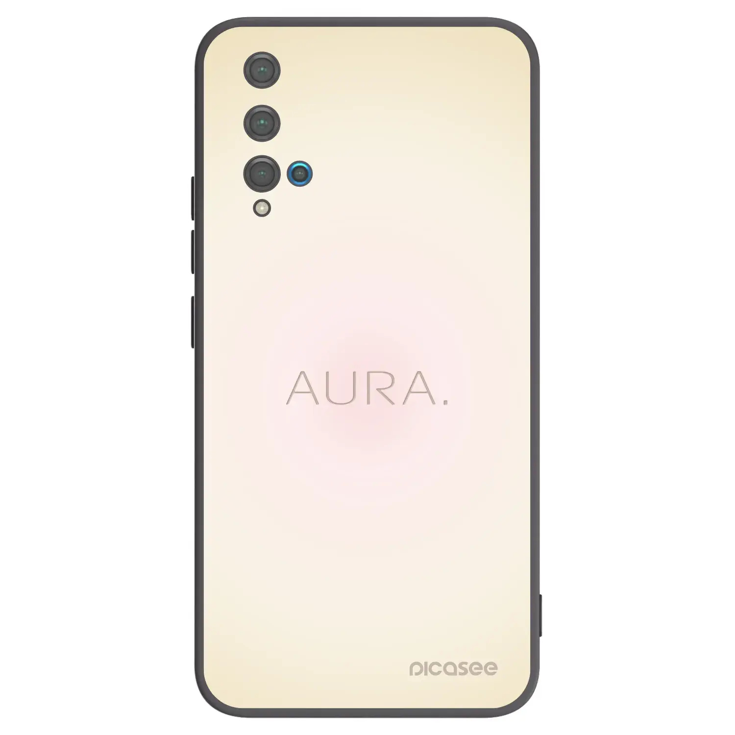 Silikonový černý obal pro Huawei Nova 5T - Aura
