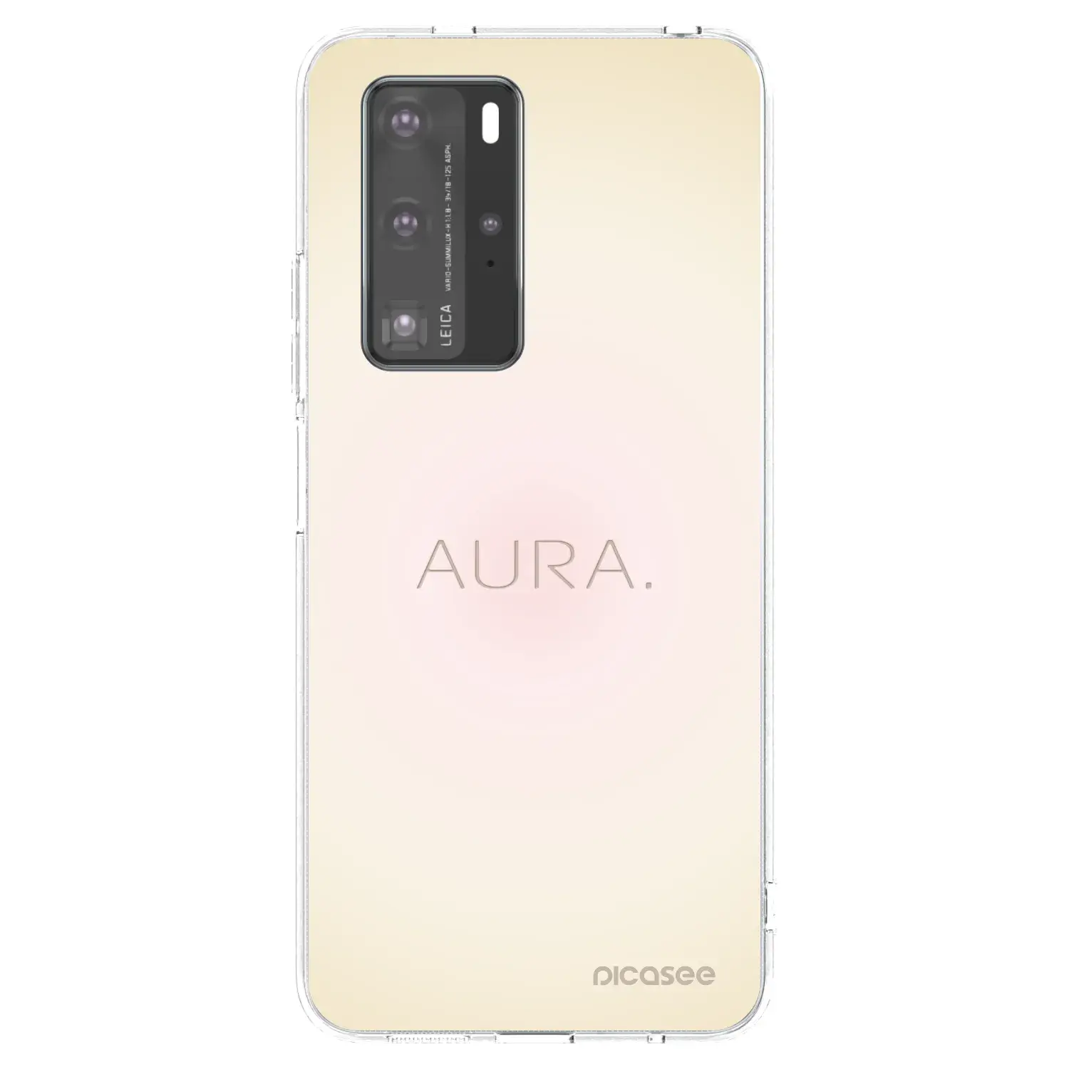 Silikonový průhledný obal pro Huawei P40 Pro - Aura