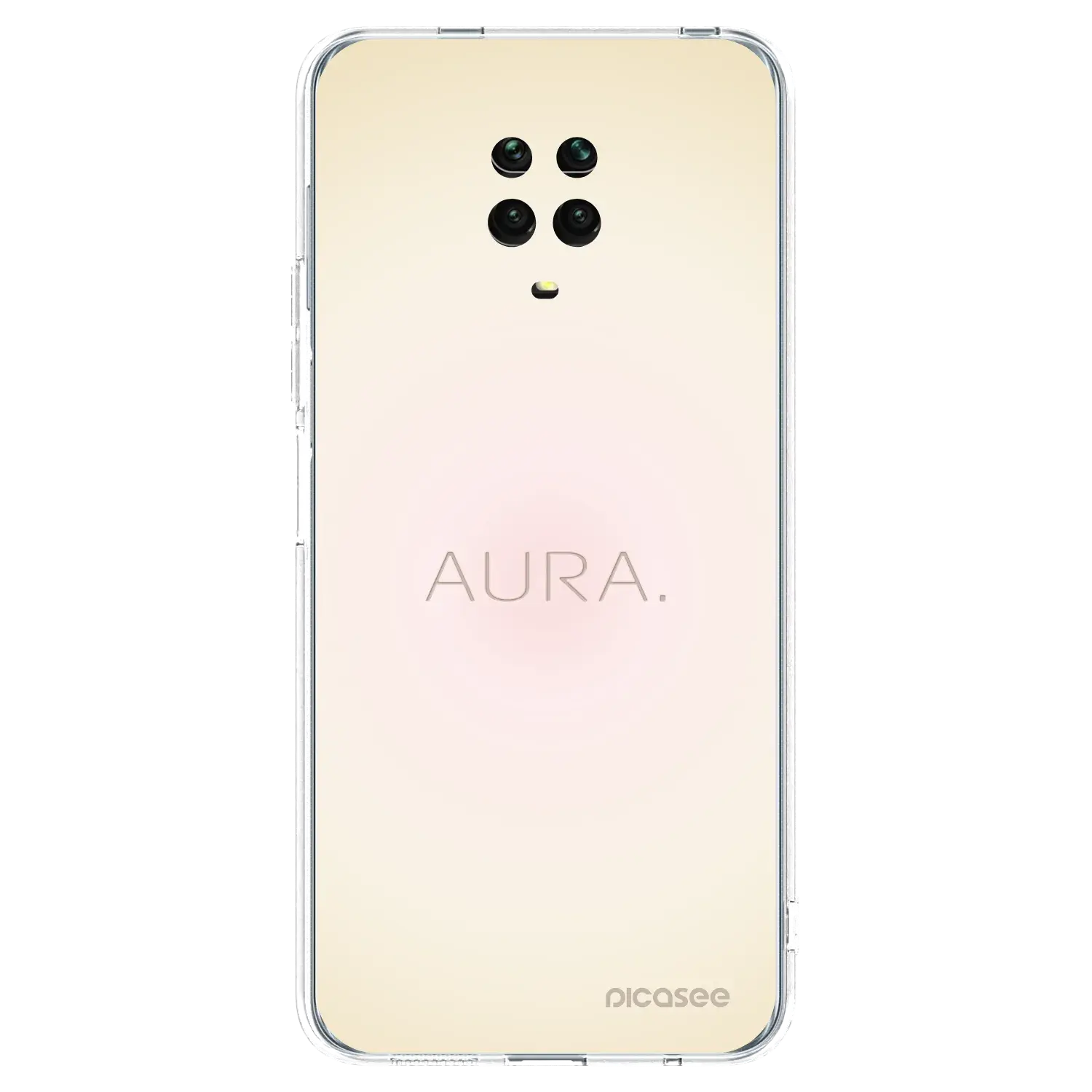 Silikonový průhledný obal pro Xiaomi Redmi Note 9 Pro - Aura