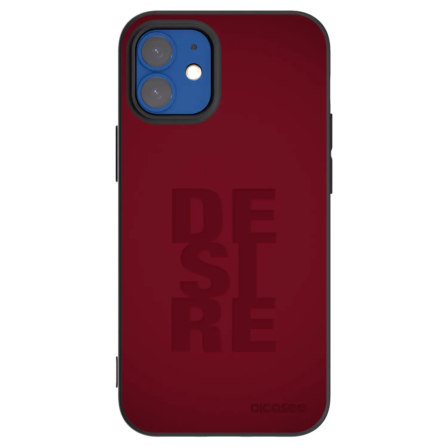 Silikonový černý obal pro Apple iPhone 12 mini - Desire
