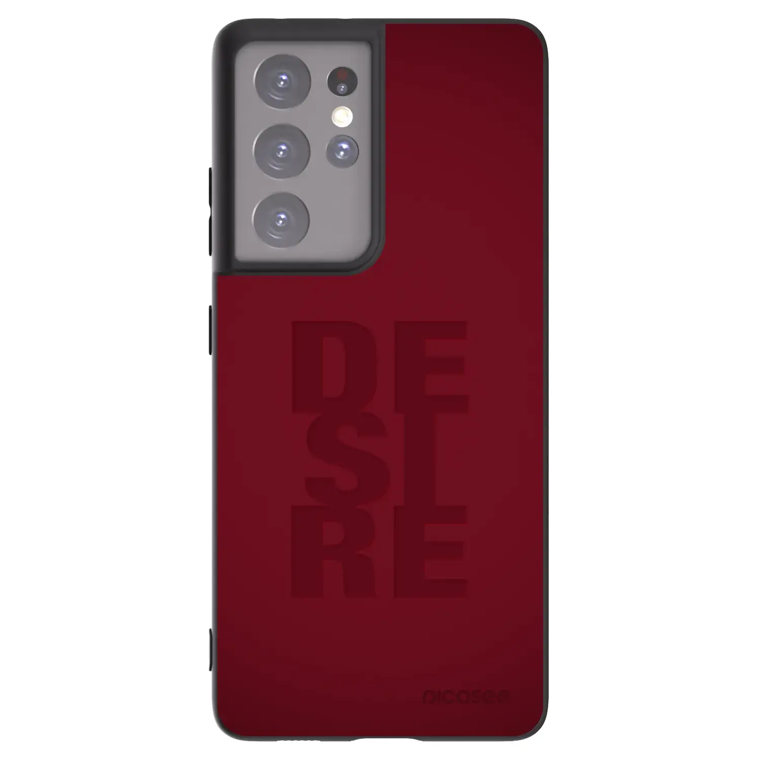 Silikonový černý obal pro Samsung Galaxy S21 Ultra 5G G998B - Desire
