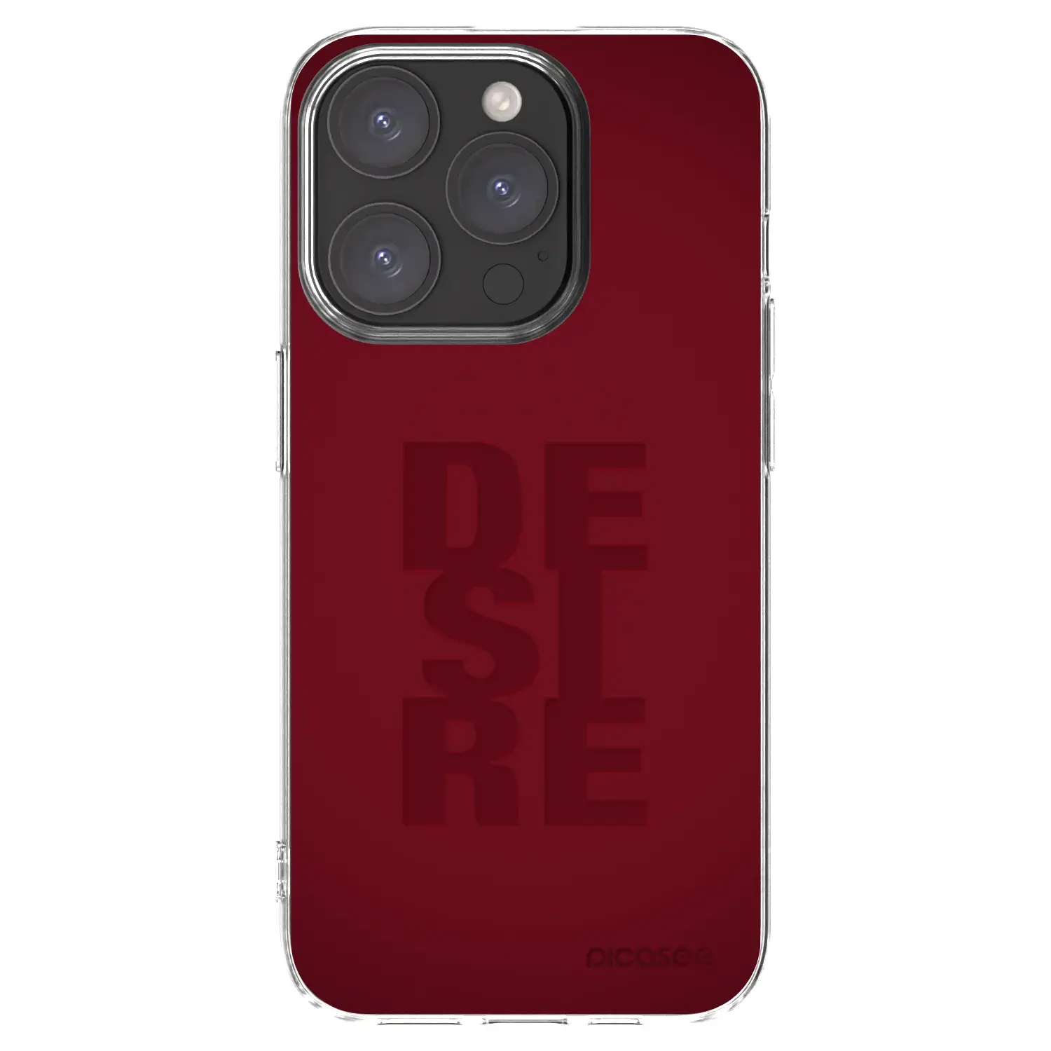 Silikonový průhledný obal pro Apple iPhone 15 Pro - Desire