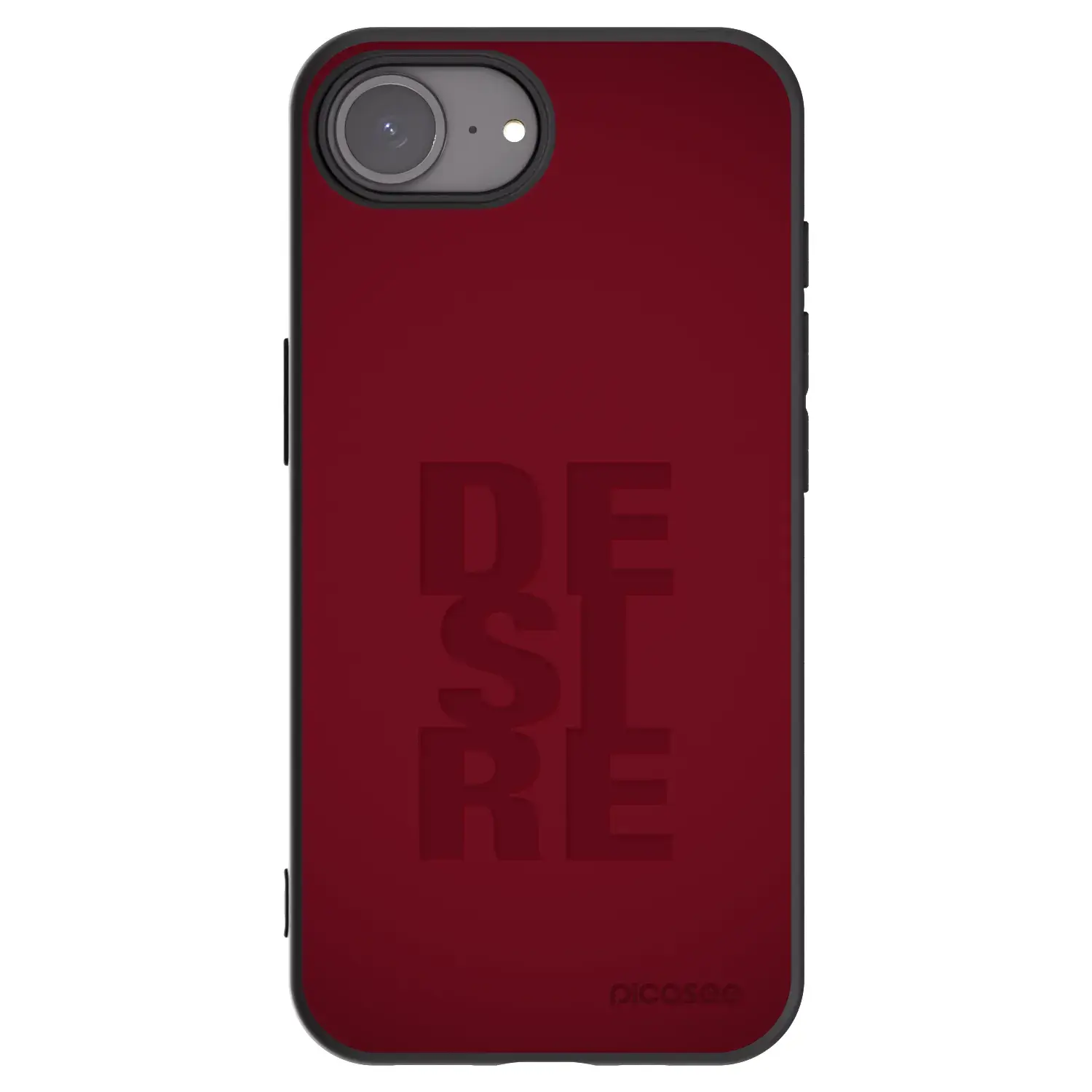 Silikonový černý obal pro Apple iPhone 16e - Desire