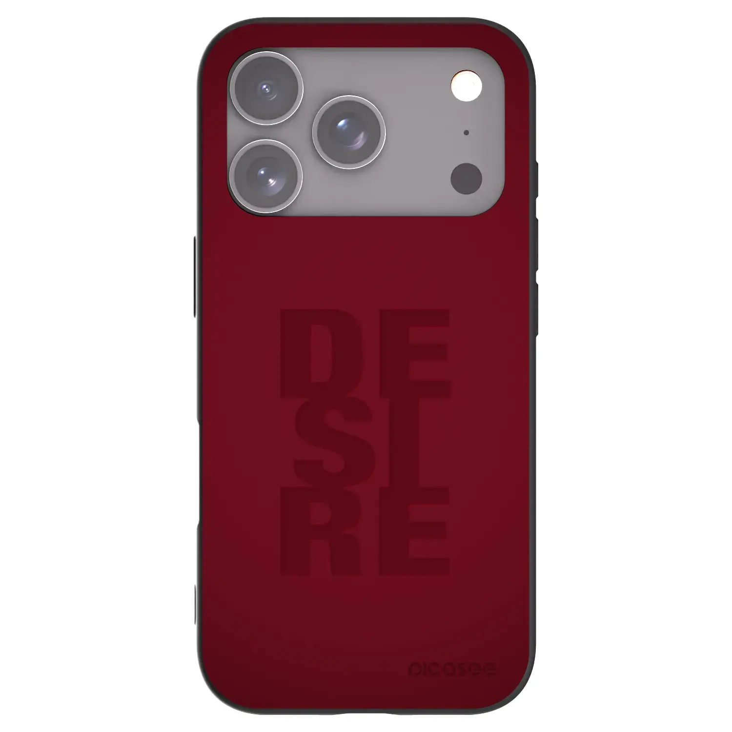 Silikonový černý obal pro Apple iPhone 17 Pro - Desire