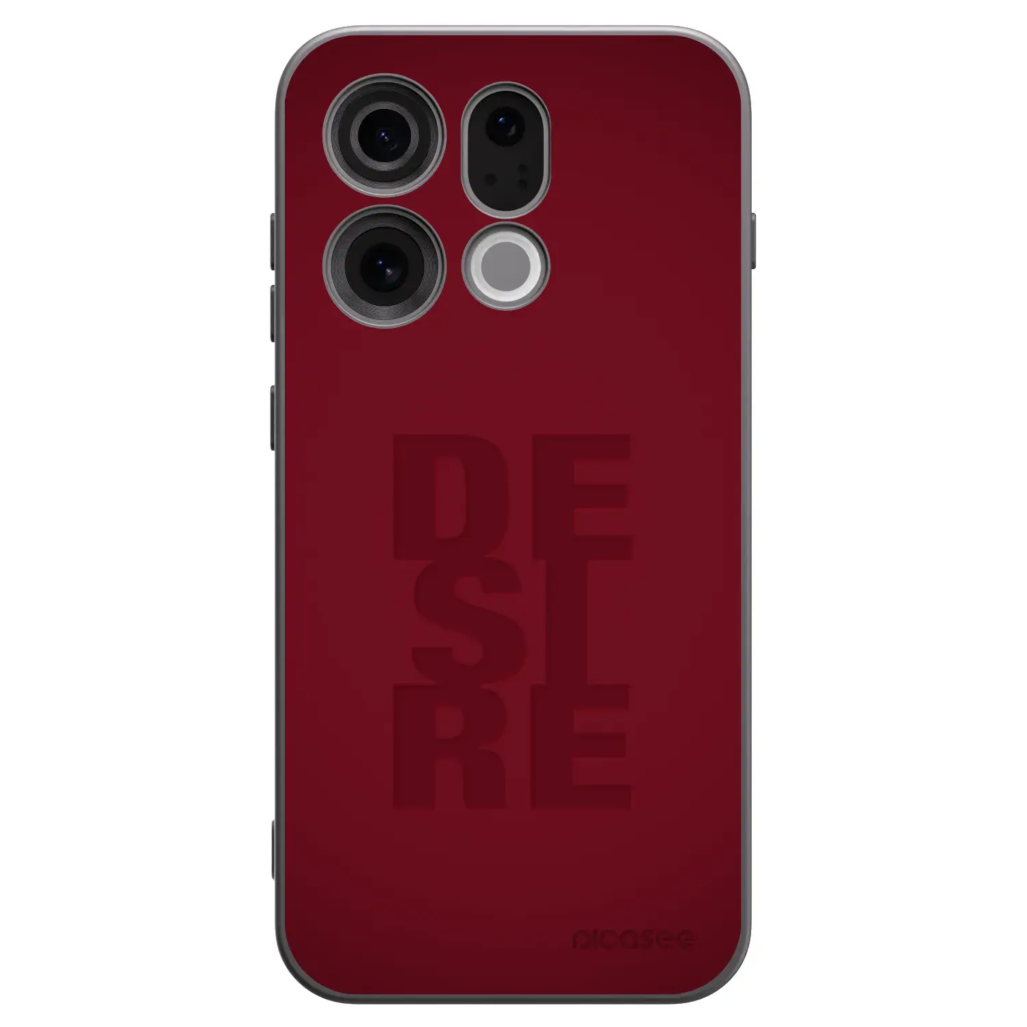 Silikonový černý obal pro OPPO Find X9 - Desire
