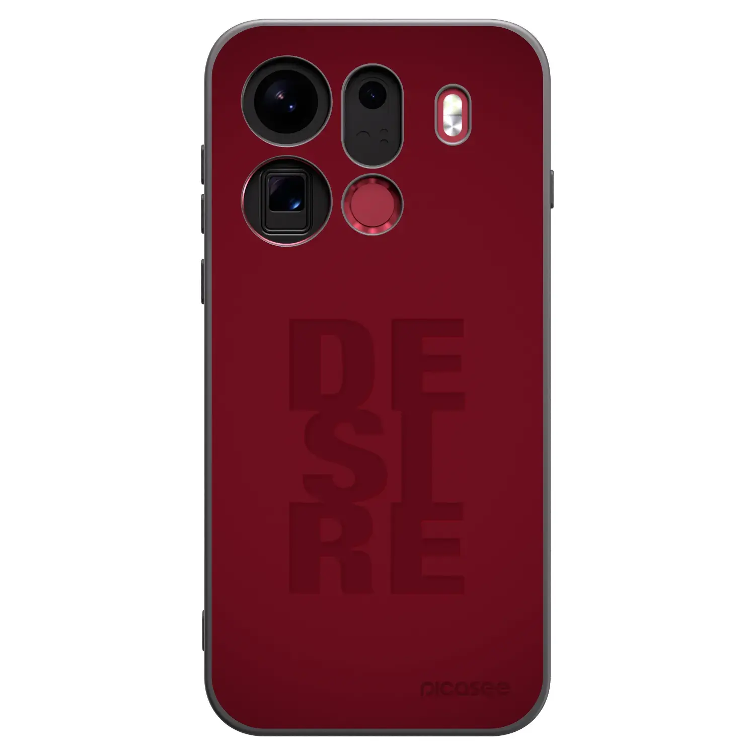 Silikonový černý obal pro OPPO Find X9 Pro - Desire