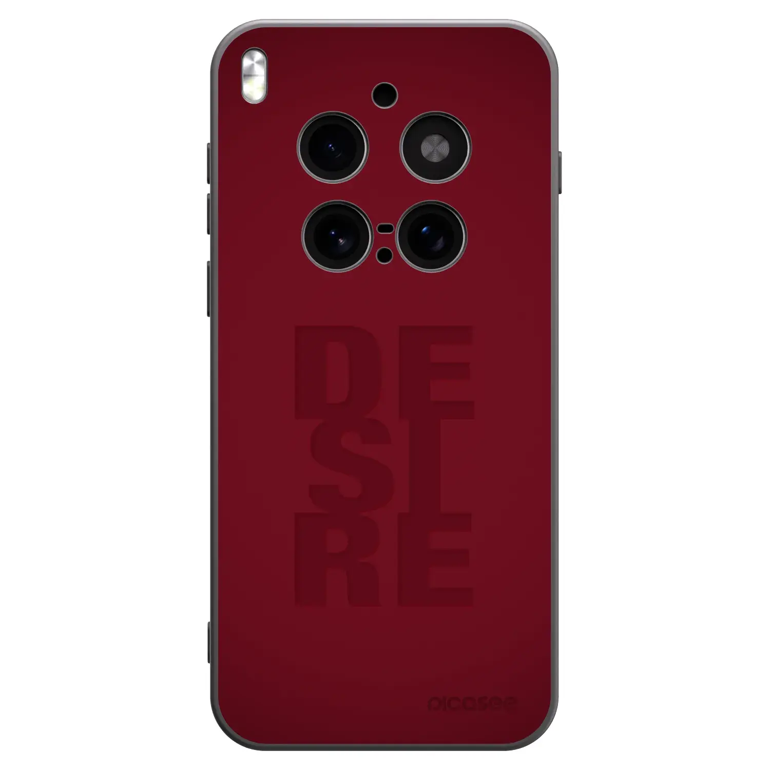 Silikonový černý obal pro Vivo X300 Pro - Desire