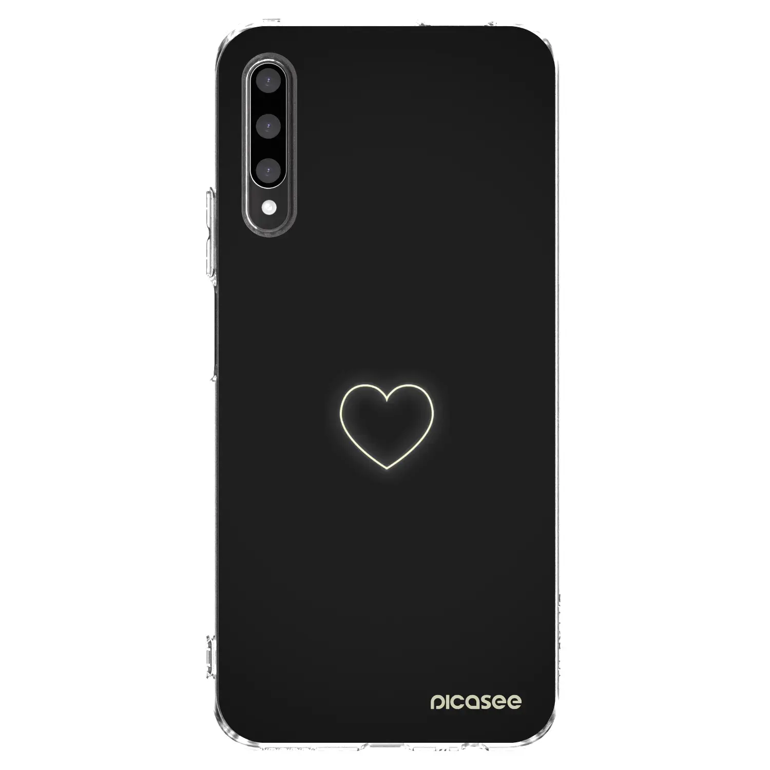 Silikonový průhledný obal pro Honor 9X Pro - Heart