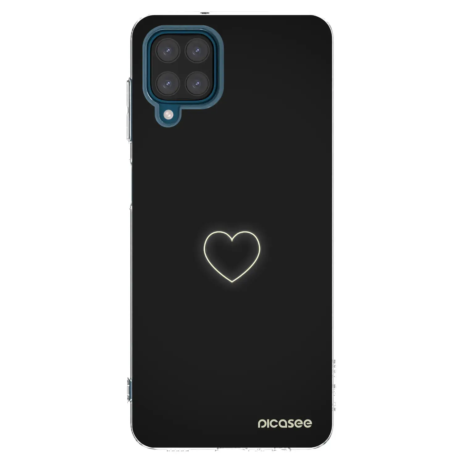Silikonový průhledný obal pro Samsung Galaxy A12 A125F - Heart